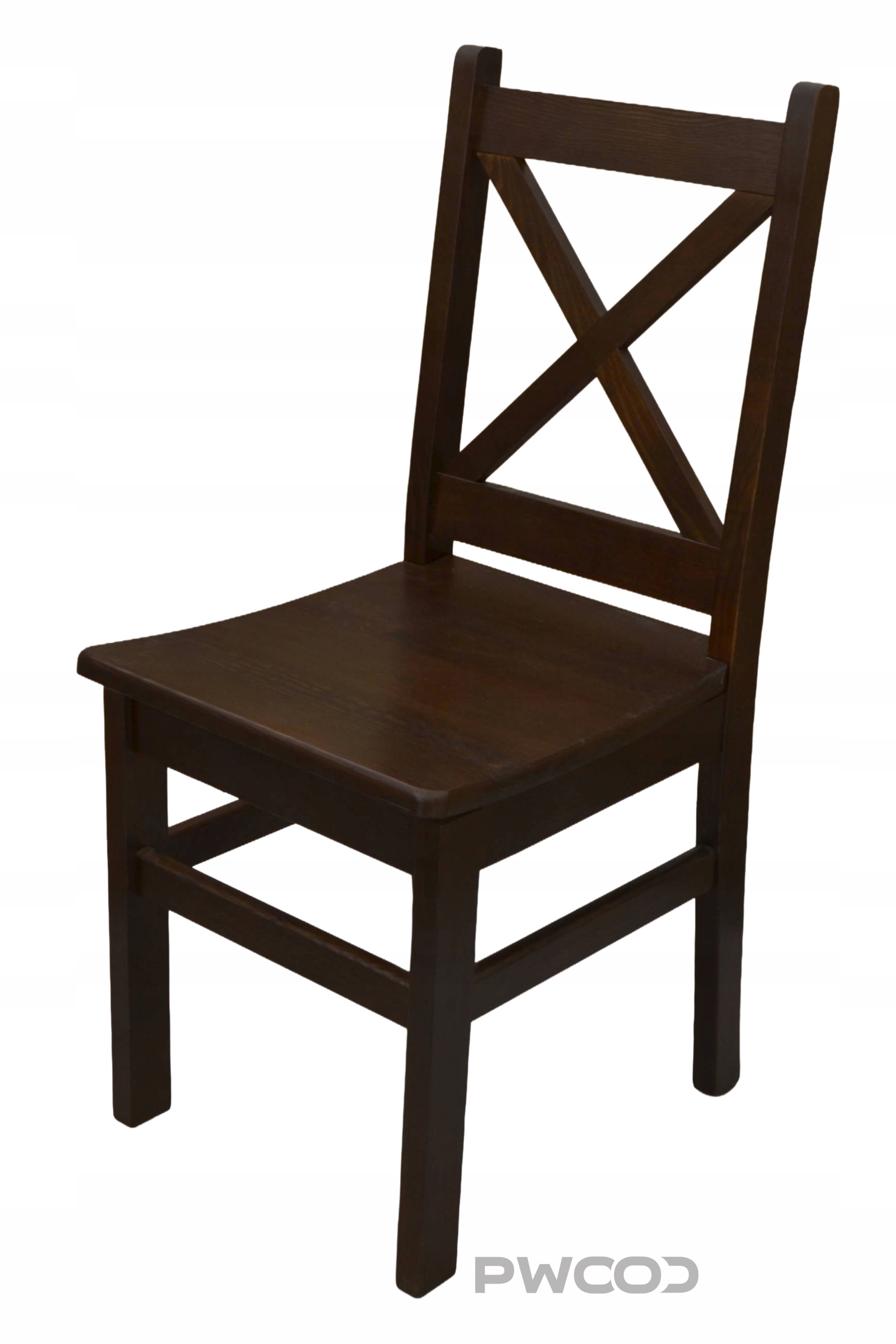 Dřevěné Křeslo, barva ořech, křížek Px