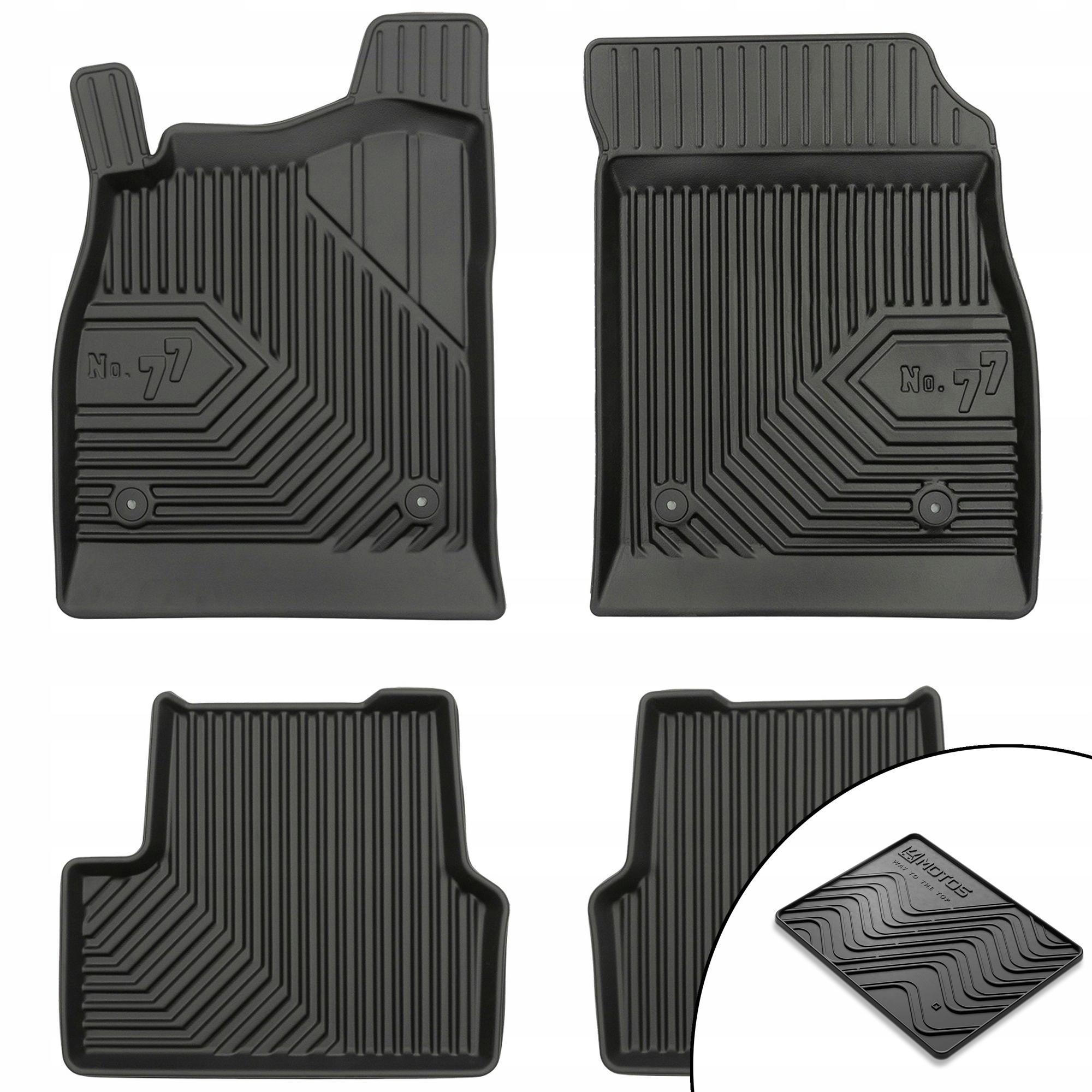 Dywaniki gumowe No.77 Opel Astra J 2009-2020 mata