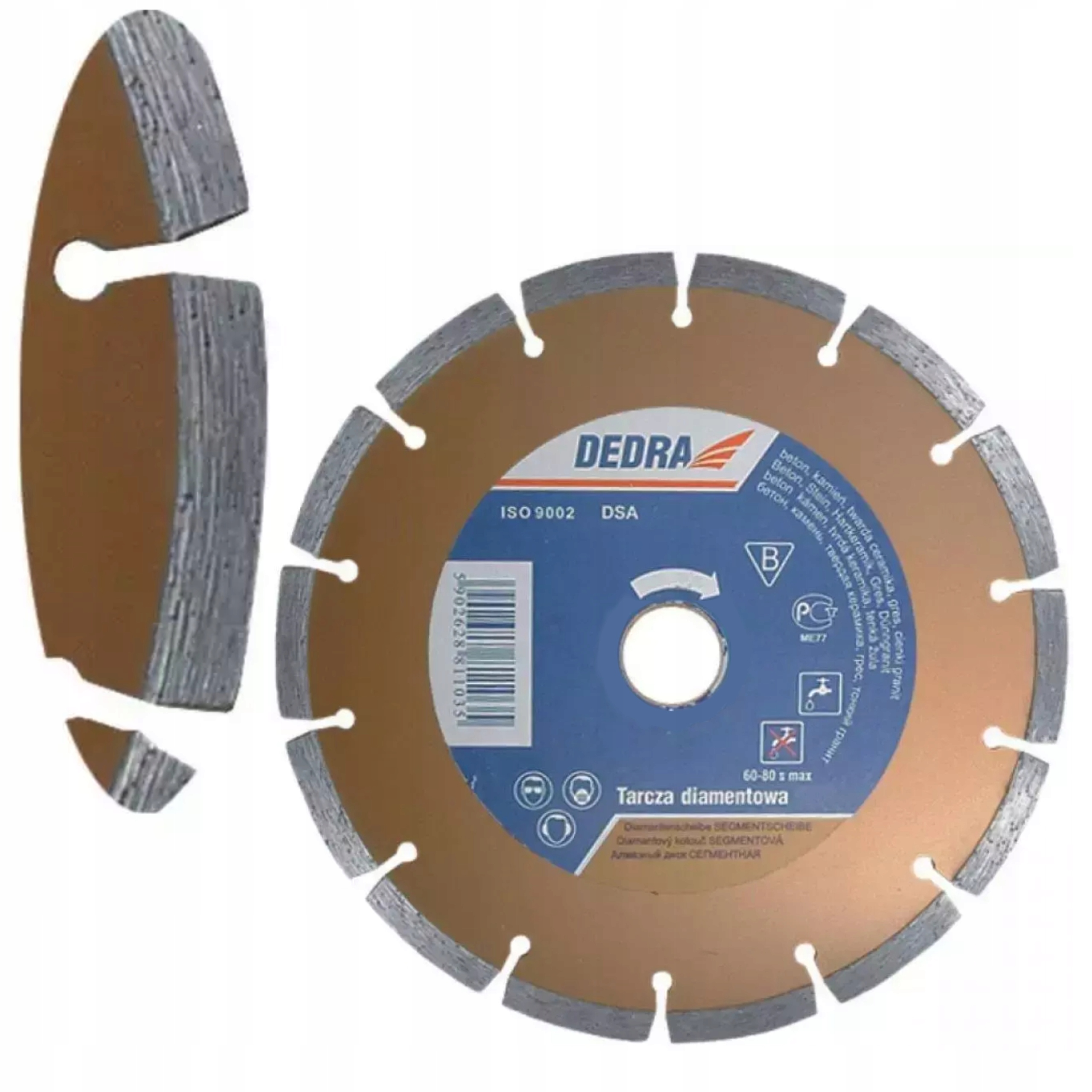 

Dedra Tarcza Diamentowa Segmentowa 125/22,2 H1107