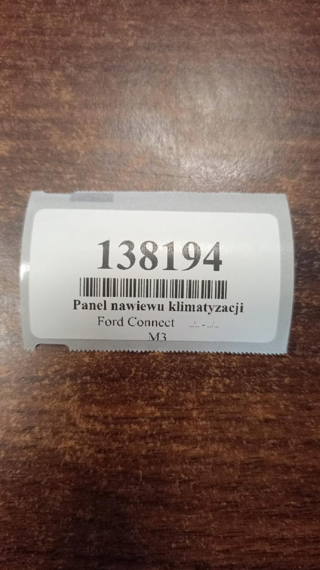 FORD CONNECT MK1 PANEL klími klimatizaci 7T1618C419AA