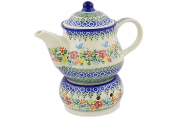 Kanvica s ohrievačom Ceramika Bona Bolesławiec