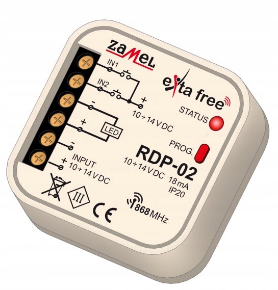 Sterownik LED jednokolor. EXTA FREE RDP-02 (M19)