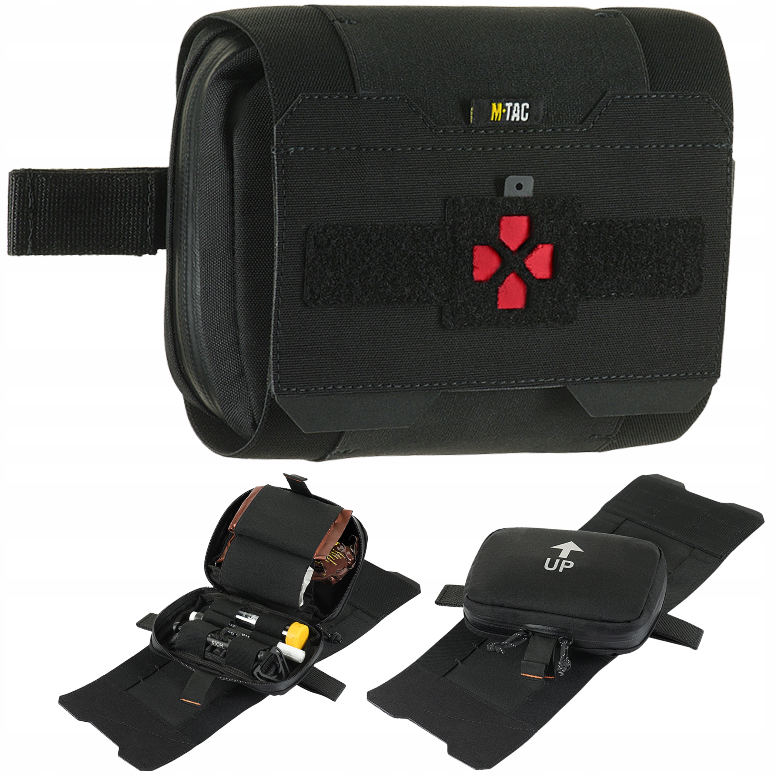 Taktická Lékárnička Lékařský Zásobník Horizontální Ifak M-tac Elite Černá