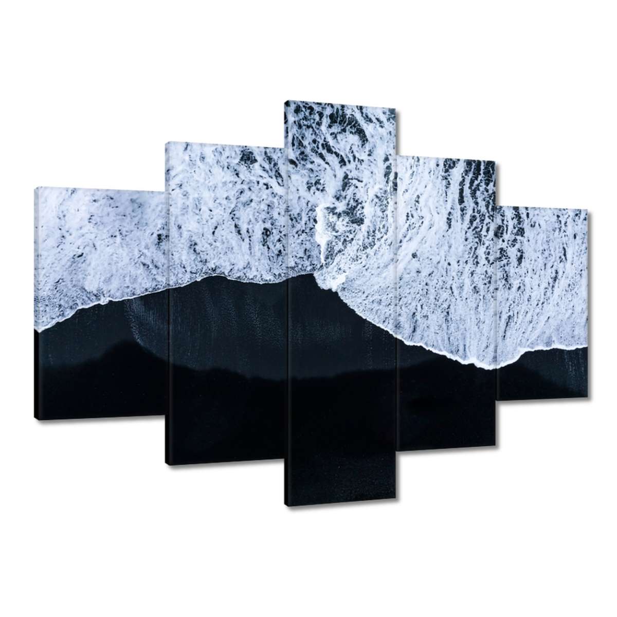 Obrazy 150x105 Island s černou pláží