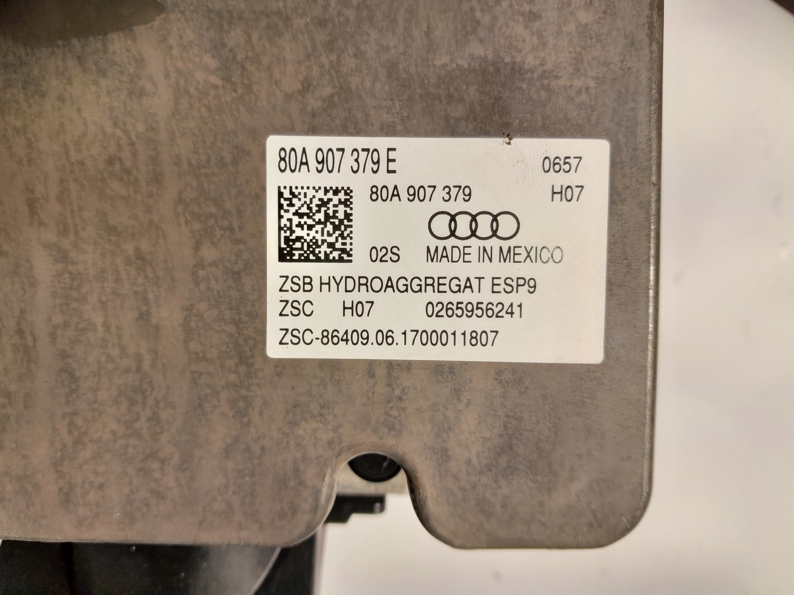AUDI Q5 II 80A Servofreno ABS 80A907379E