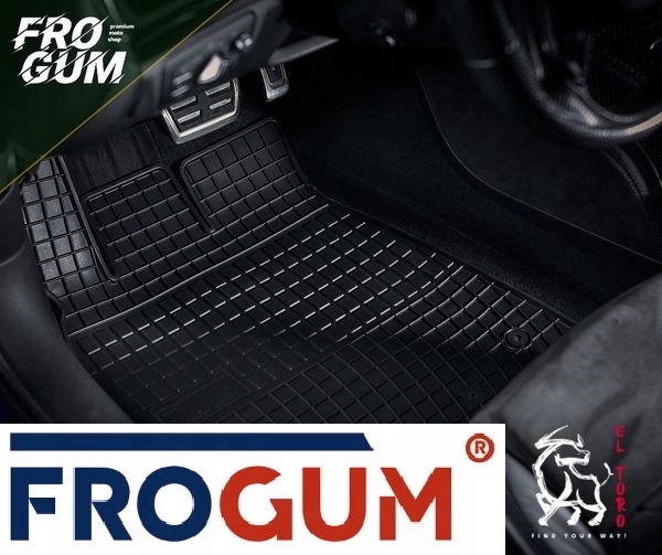 Wycieraczki FROGUM Dywaniki gumowe KOMPLET Numer katalogowy producenta 2542