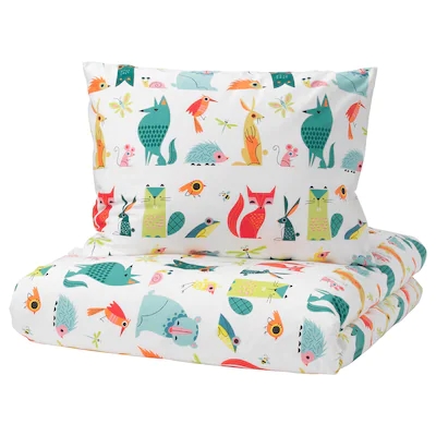 

Ikea Lattjo Pościel dziecięca 150x200 Bawełna las