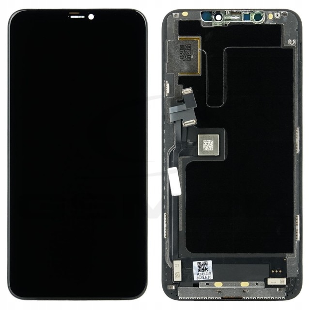 Nowy Ekran LCD Iphone 11 Pro Max A2161, A2218, A2220 Z Ramką Czarny