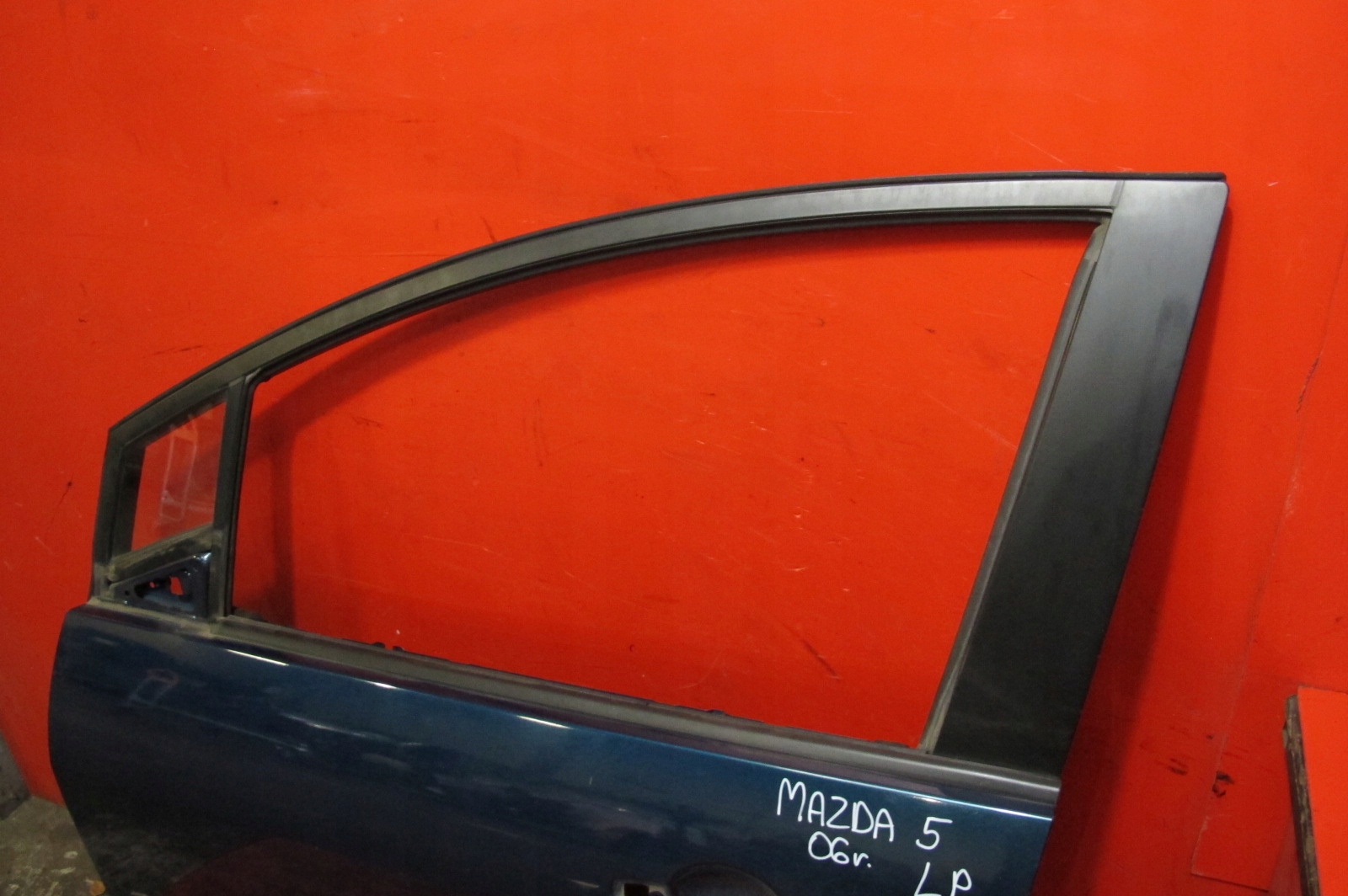 MAZDA 5 CR CR 05- door left front front blue 32C