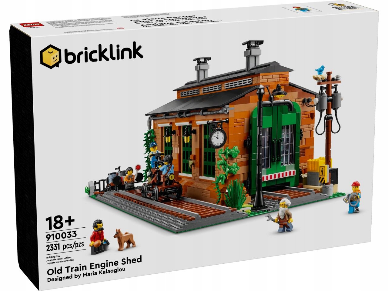 Lego Bricklink 910033 Stará lokomotiva