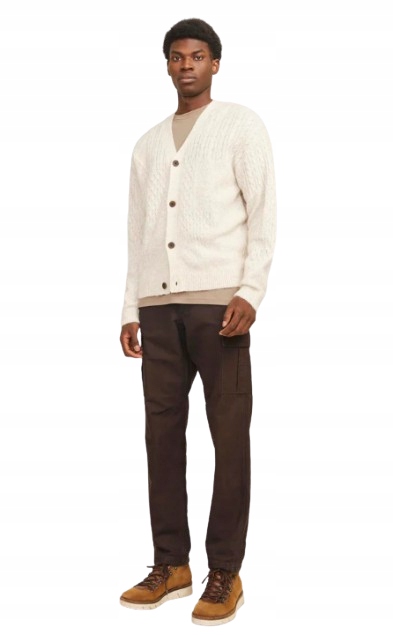 Jack&jones Pánské Kalhoty Hnědé Casual Rovné 33/32 N1B