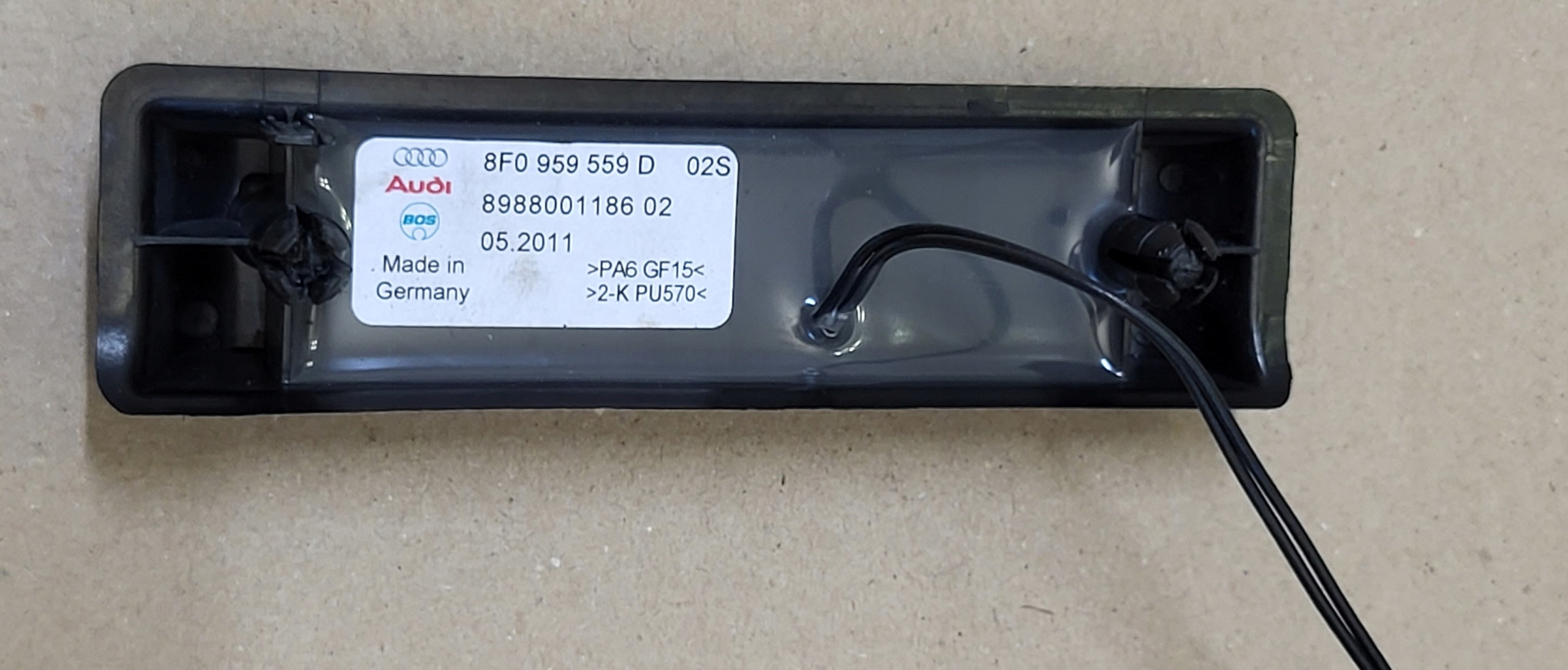 sensor roofs switch AUDI A5 8F CABRIO KABRIOLET OE 8F0959559D