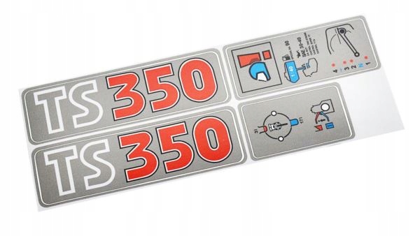 

Naklejki Jawa 350 Ts 4 szt folia polimer org. wzór