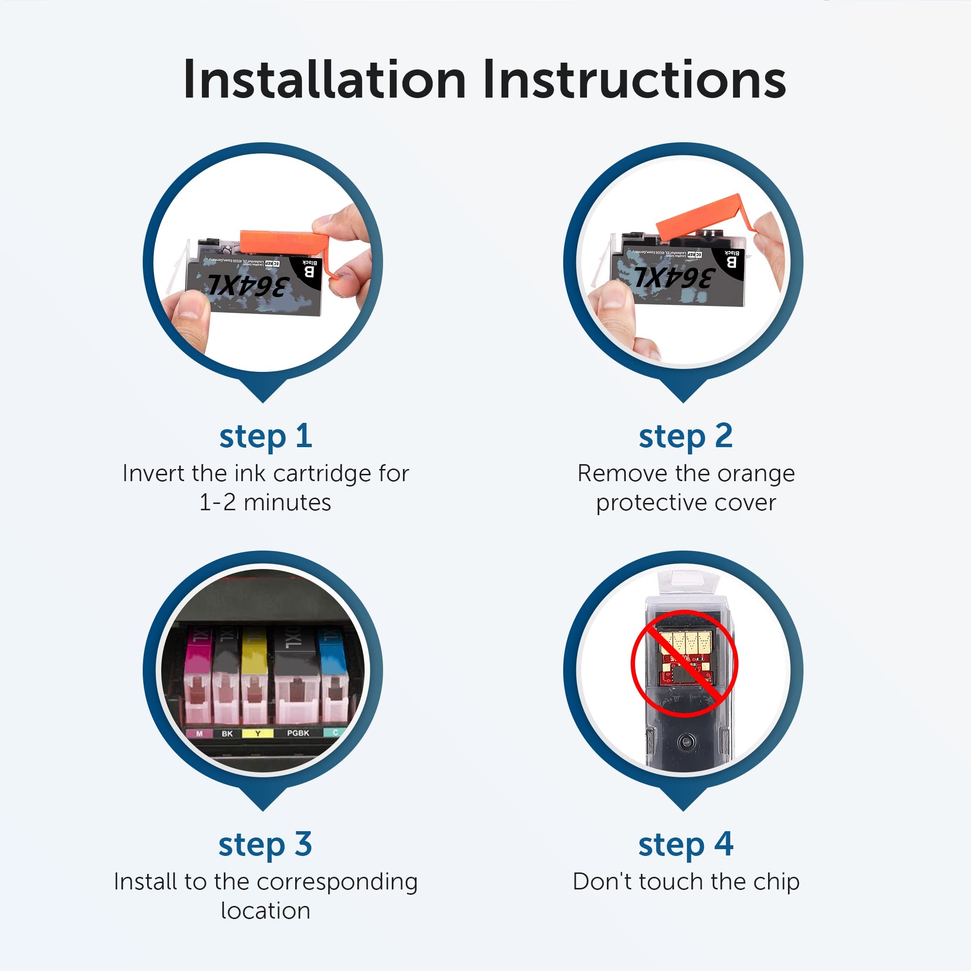 Starlet24 364XL Tusze Do HP Deskjet Photosmart Officejet — miniatura 2