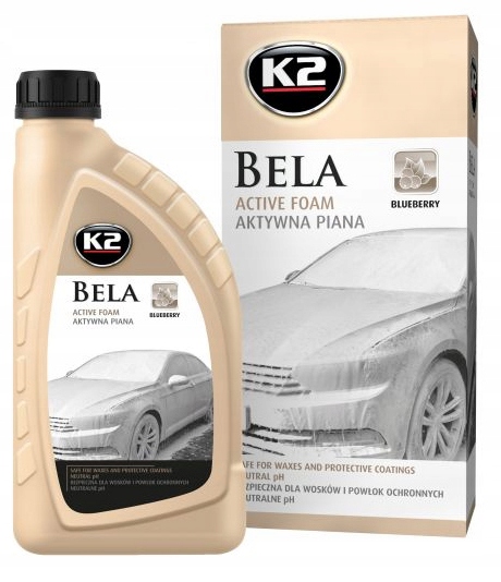 K2 BELA Aktywna piana Efekt śniegu Jagoda 1L