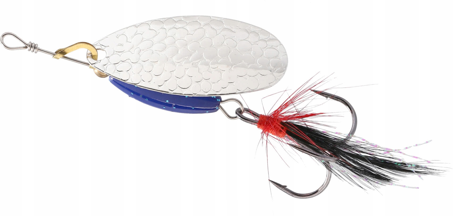 Błystka Obrotowa M-grub nr 3 Srebrna Blue Knight op.1szt.
