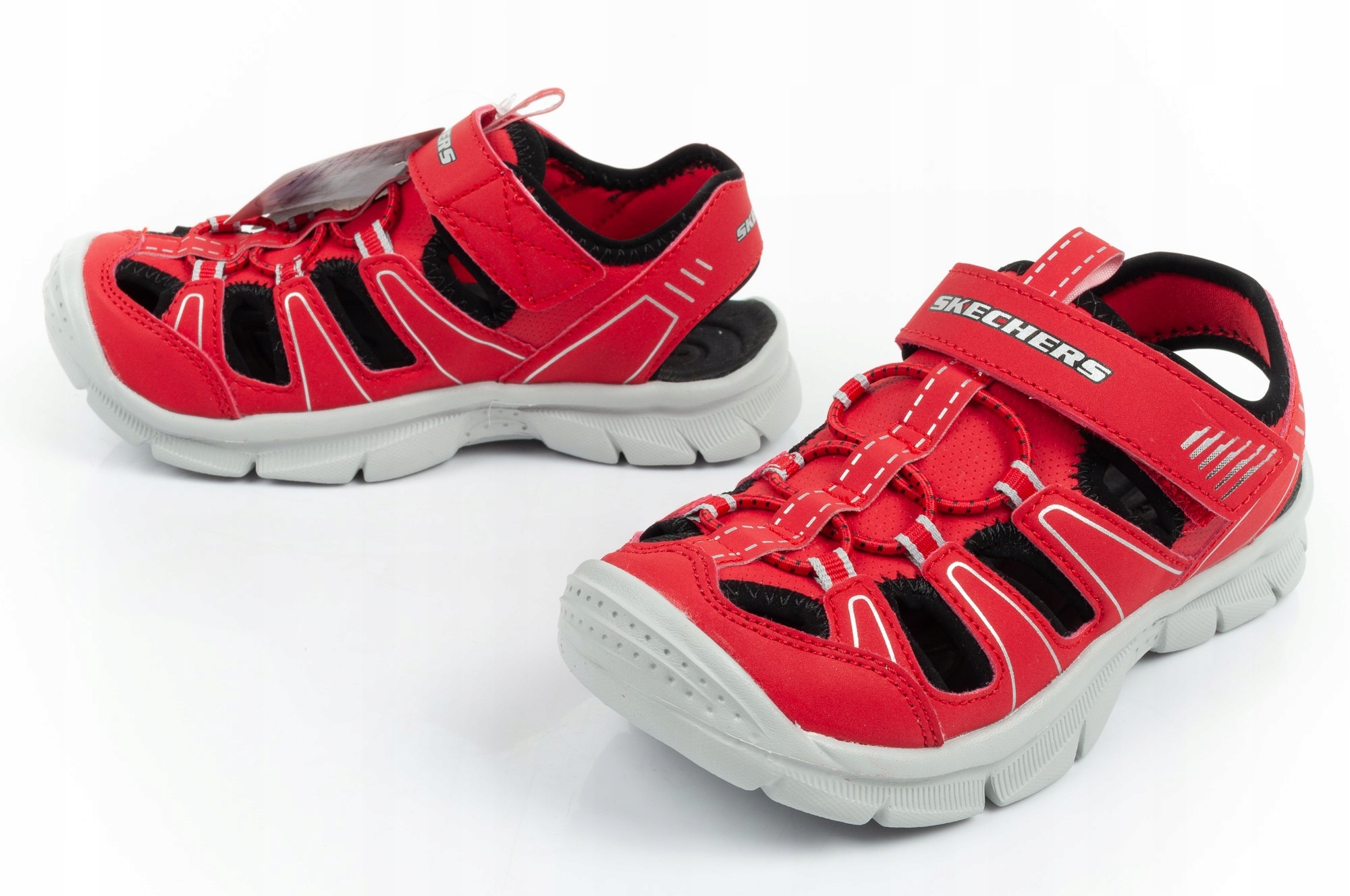 Buty sandały dziecięce Skechers Relix 406520L/RDBK Bohater / Bajka brak