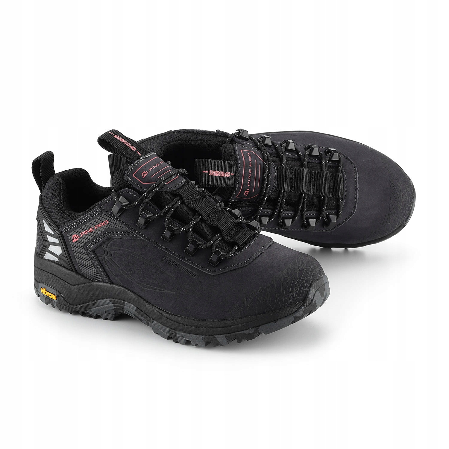 Buty niskie trekkingowe damskie Alpine Pro Spidere ciemny fiolet r.42