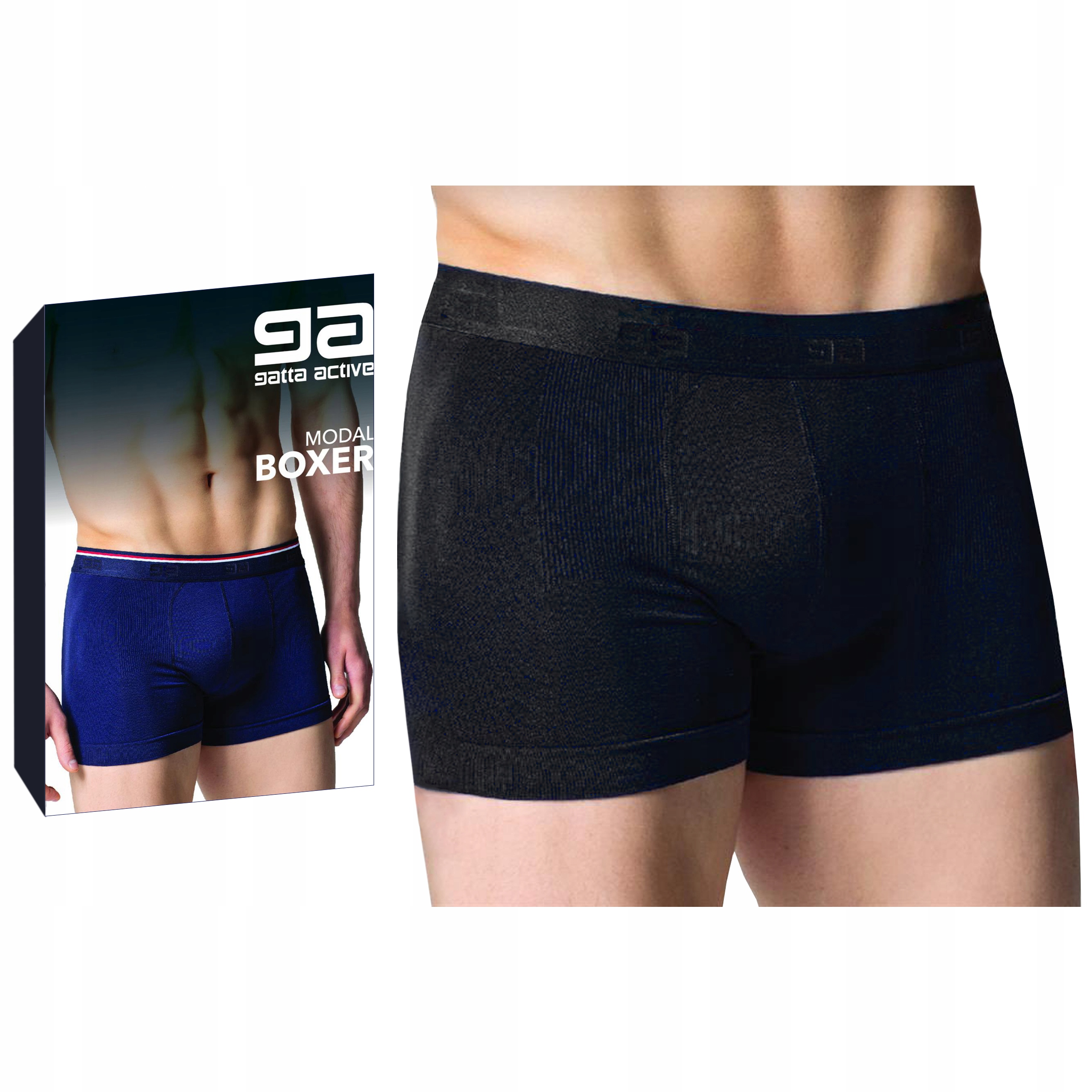 

Bokserki bezszwowe Gatta Boxer Modal Czarne L