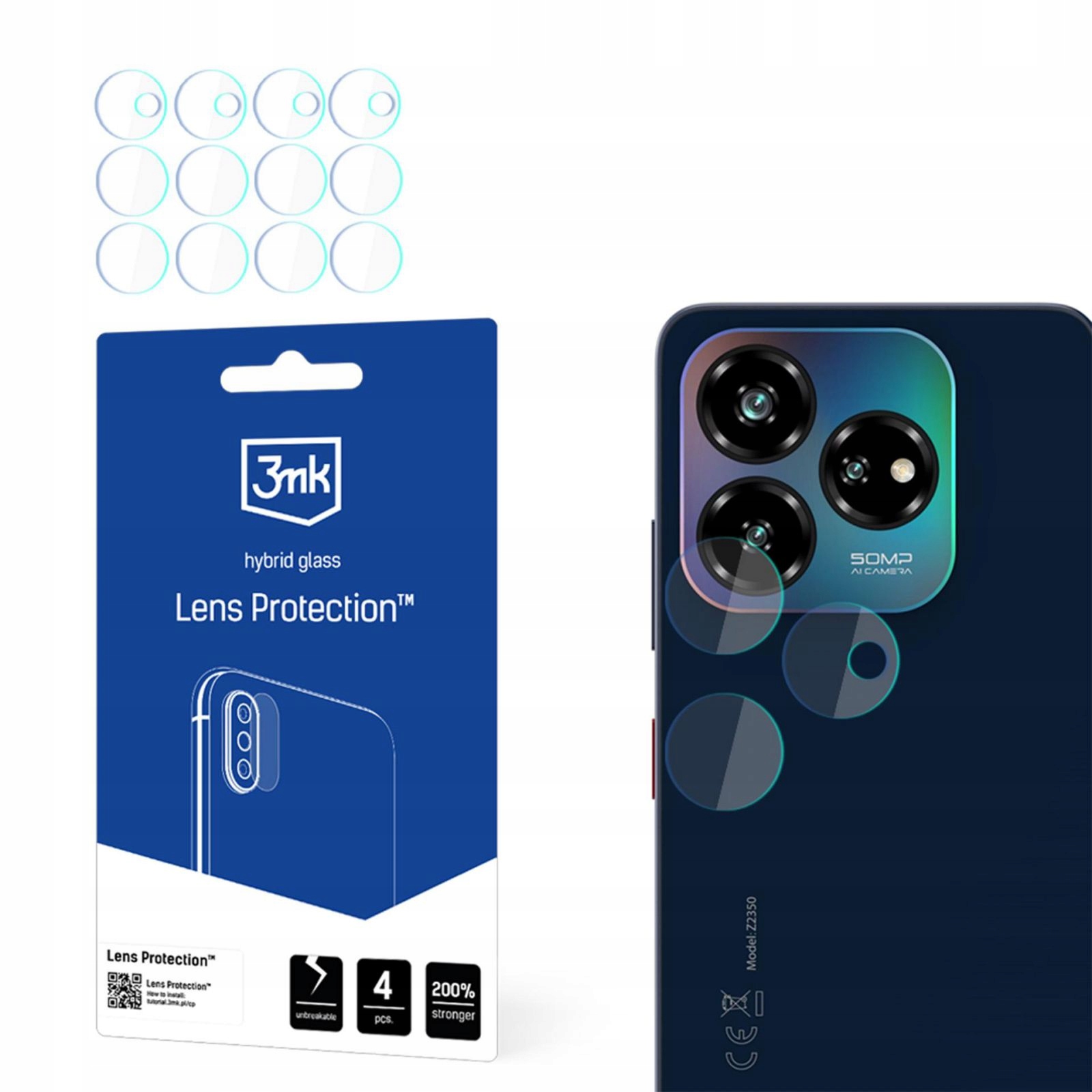 Zte Blade V60 Design 3MK Lens Protection