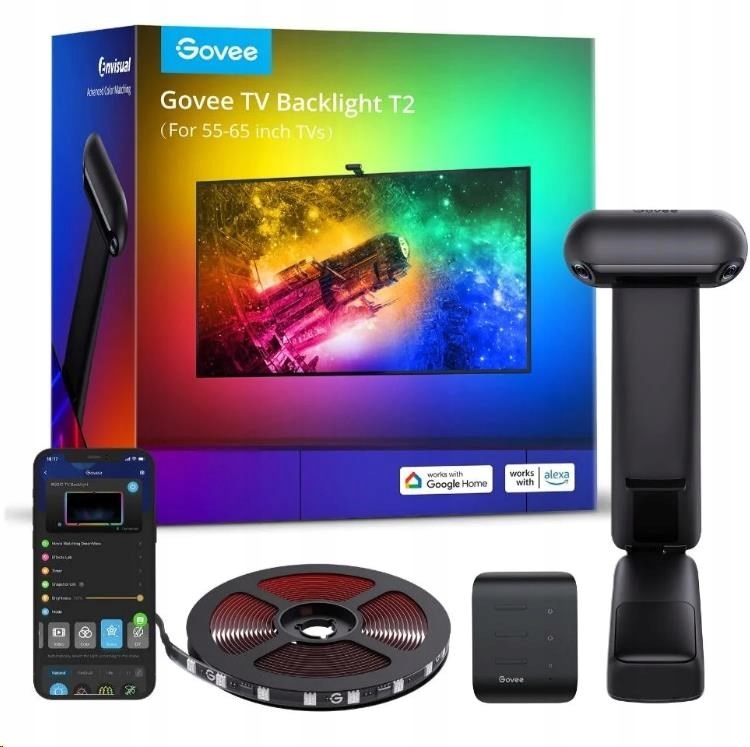 Govee DreamView T2 Dual Tv 55-65" Smart Led sublight Rgbic