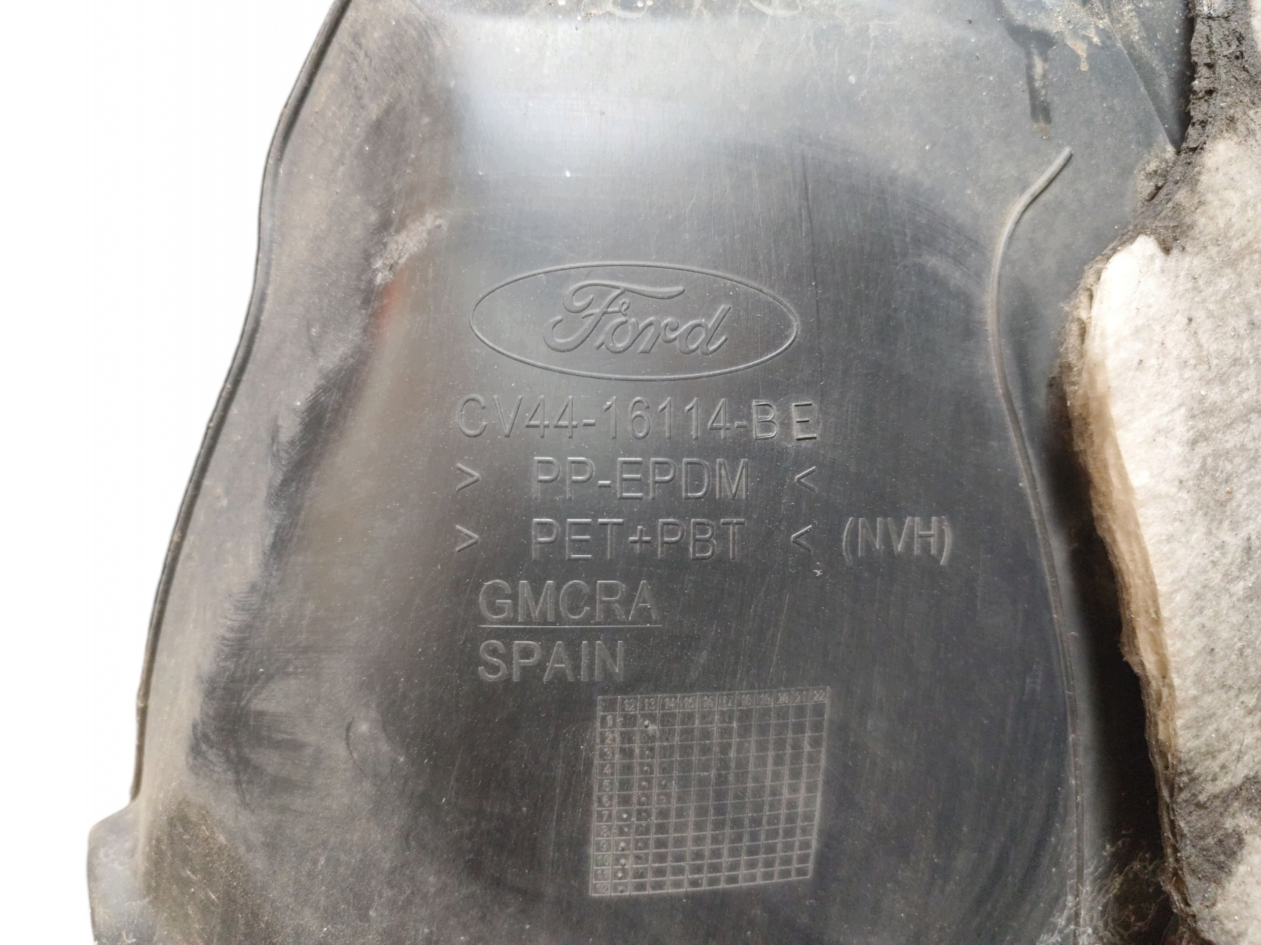 pare boue droite avant complets FORD KUGA MK2 CV44-16114-B
