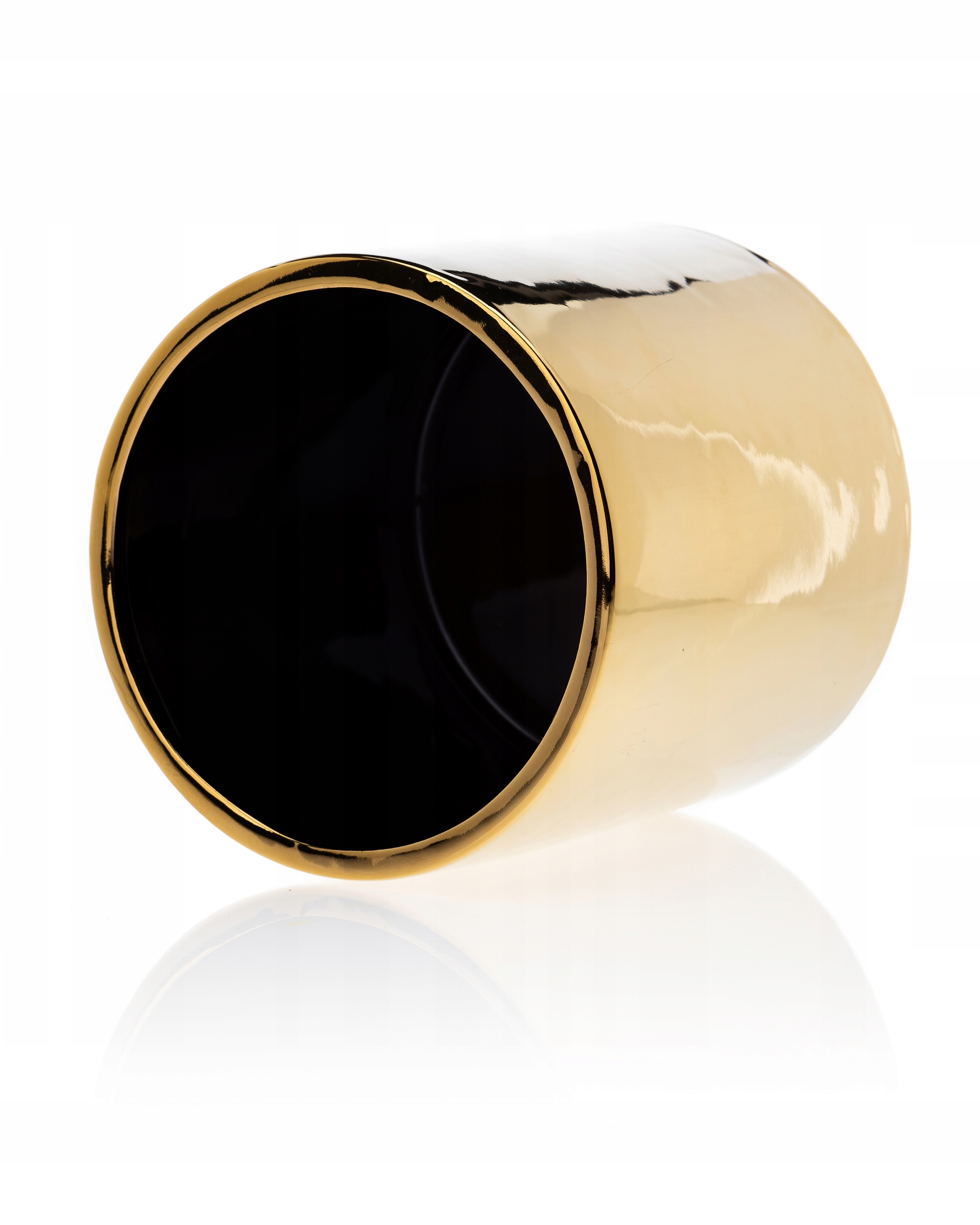 

Doniczka z podstawką Glamour złota 13 cm Modern