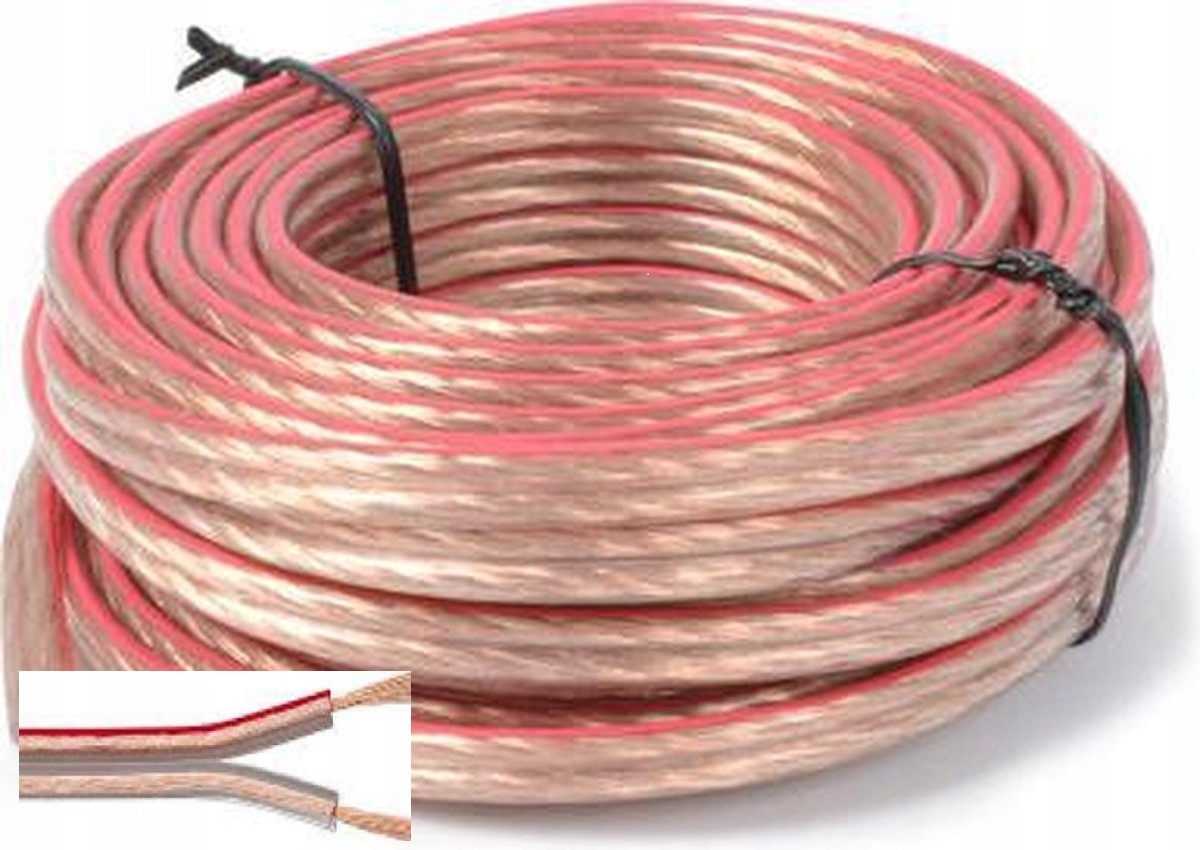 Kabel głośnikowy 10m 2x0,75 mm2 Sologic