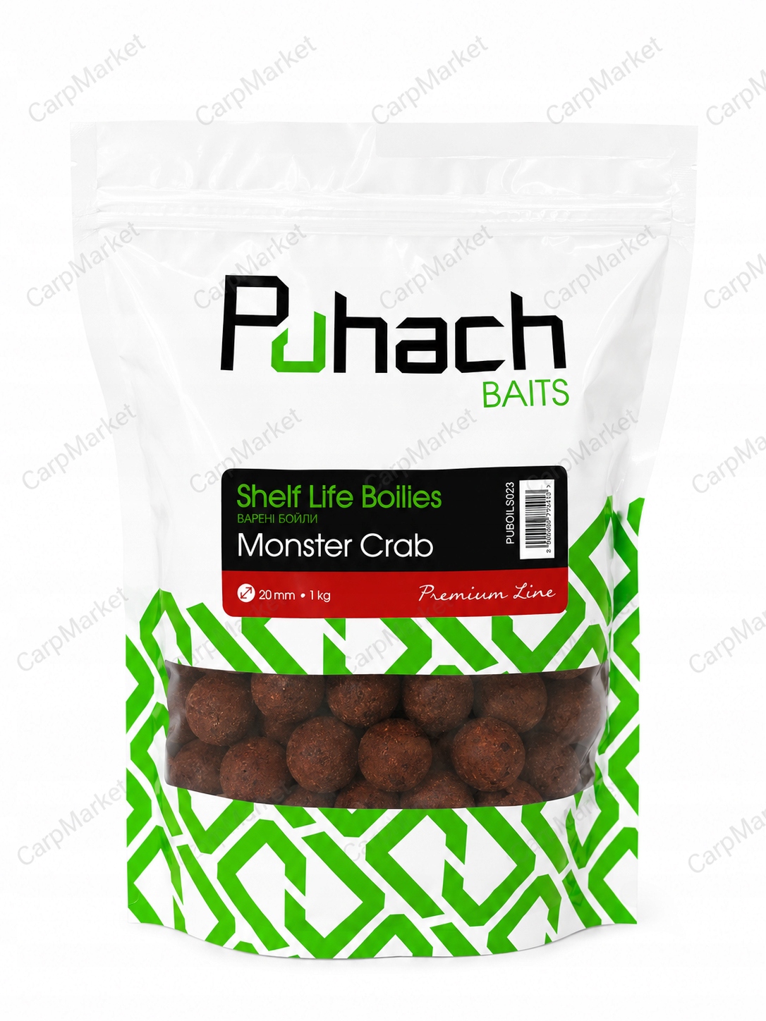 Puhach Baits Premium Line Shelf Life Boiles 20mm 1 Kg Monster Crab