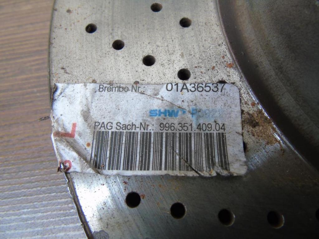 disc discs brake CARRERA 911 996 997 986 FV