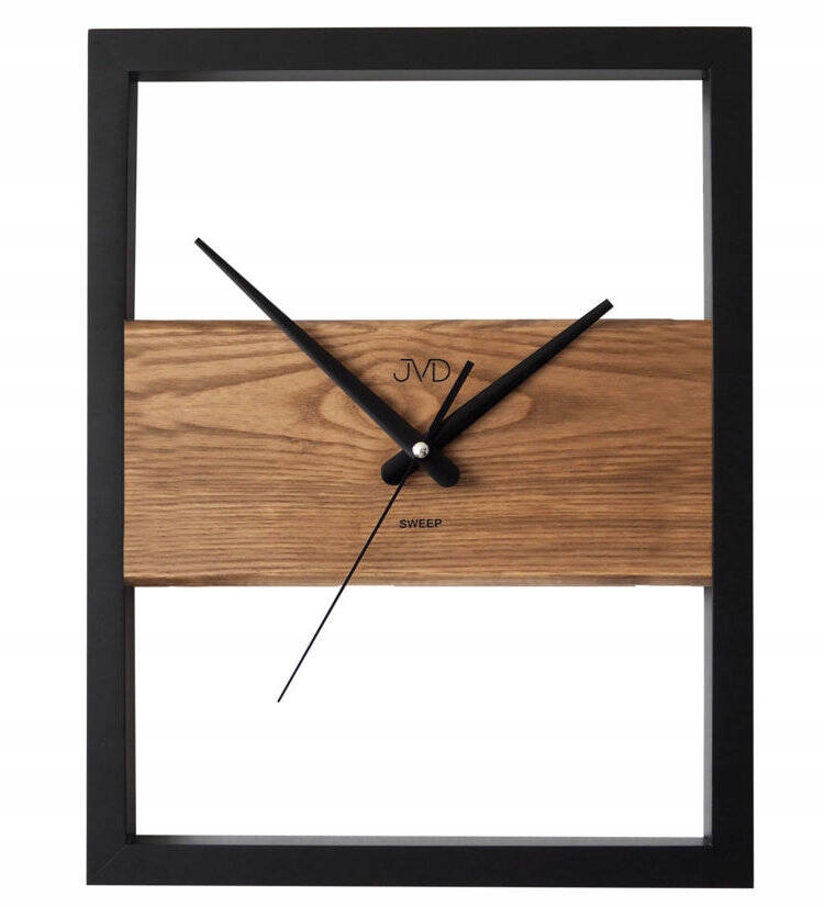 Obdĺžnikové Moderné Tiché Nástenné Hodiny Jvd Loft NS22005.78XL 35x45 cm