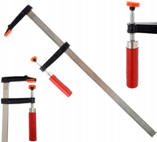 ŚCISK STOLARSKI ZACISK UCHWYT TYP F MOCNY 500x80mm