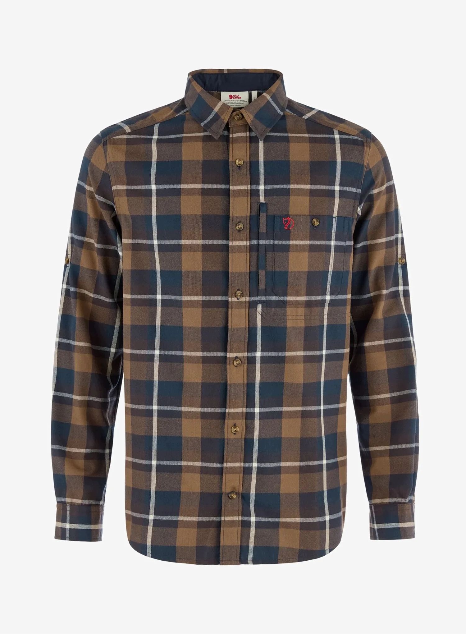 Koszula trekkingowa Fjallraven Fjallglim Regular Shirt wood brown/oak M