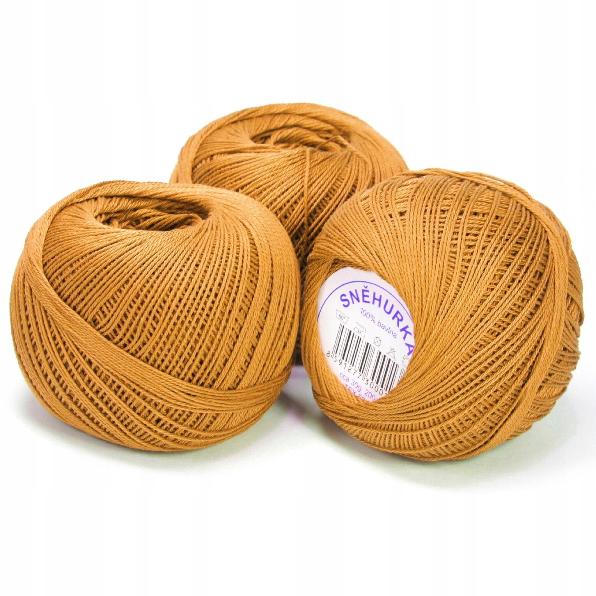 Kordonek Snehurka 30g jasny rudy 7154