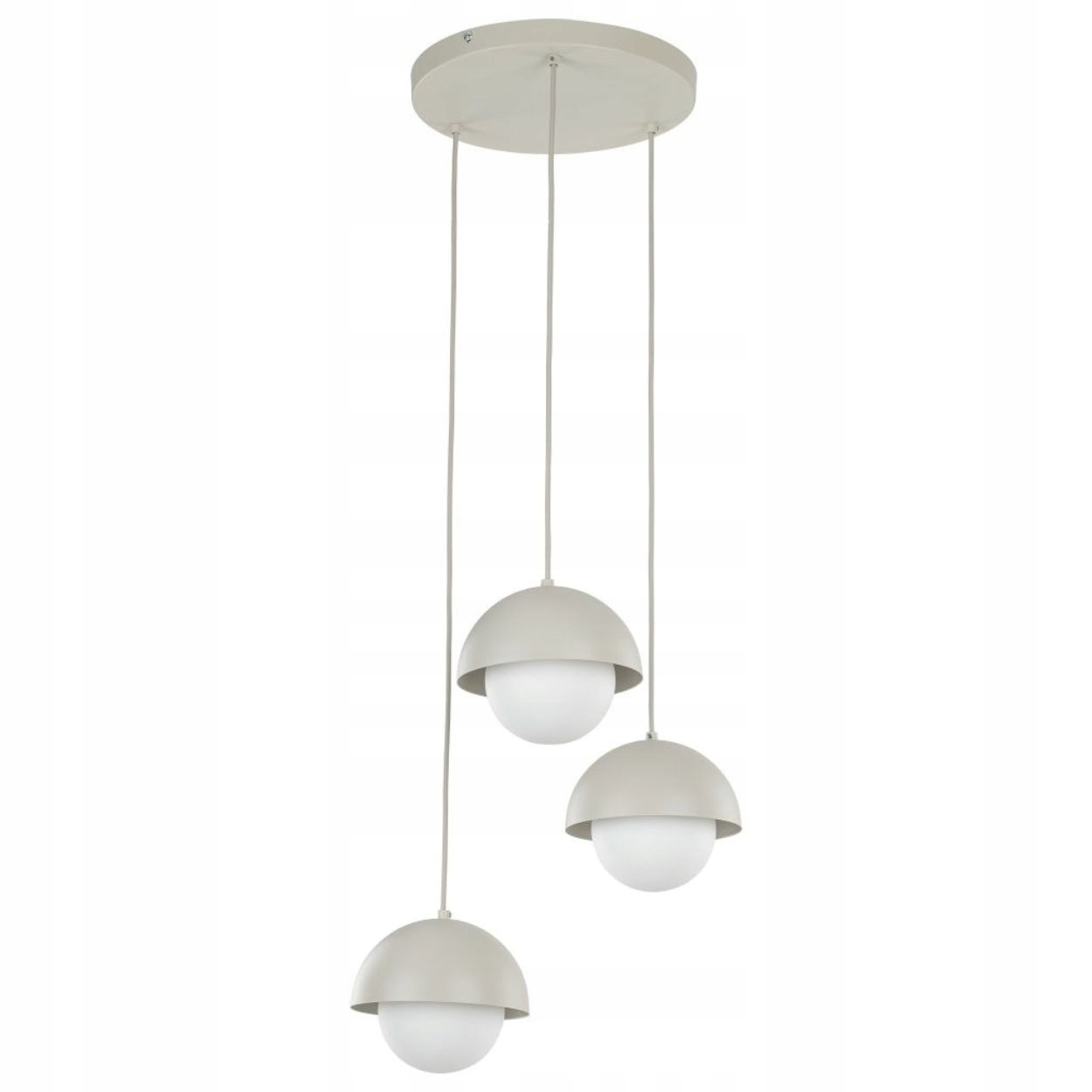 Závěsná lampa Bono béžová 3xG9 Obývací Stropní Osvětlení Rustikální