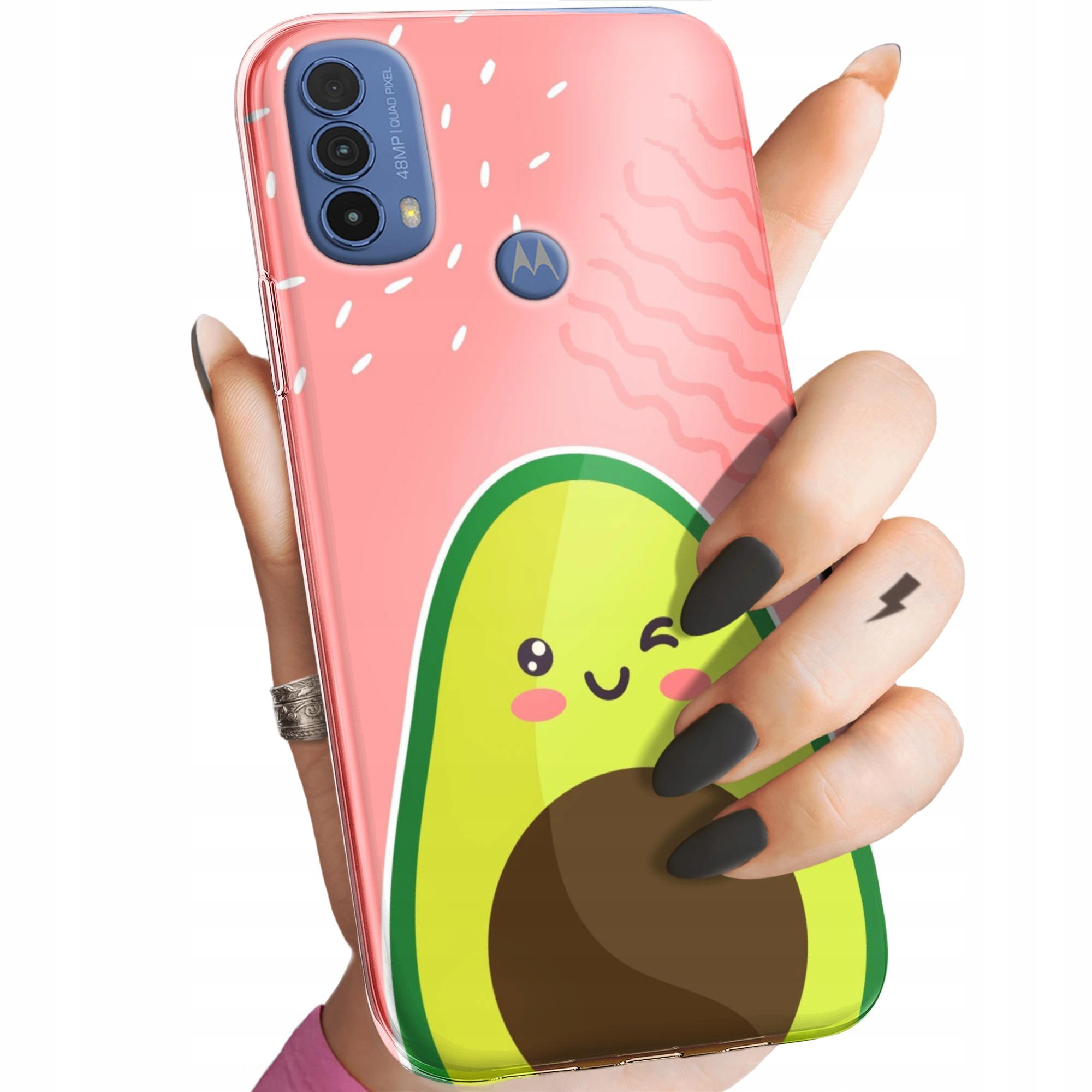 Etui Do Motorola Moto E30 E40 Awokado Avocado Owoc Obudowa Case