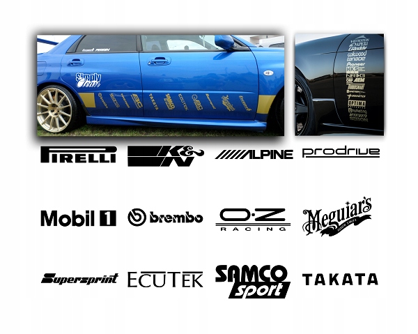 2× Naklejka INSTAGRAM 2 szt - Twój tekst! DOWOLNA Producent Oracal