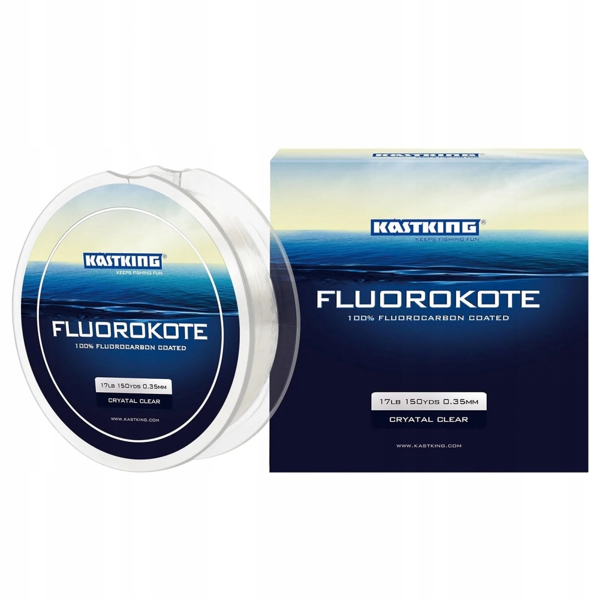 Żyłka Fluorokote Kastking 4 Lb 274M 0,18MM Clear