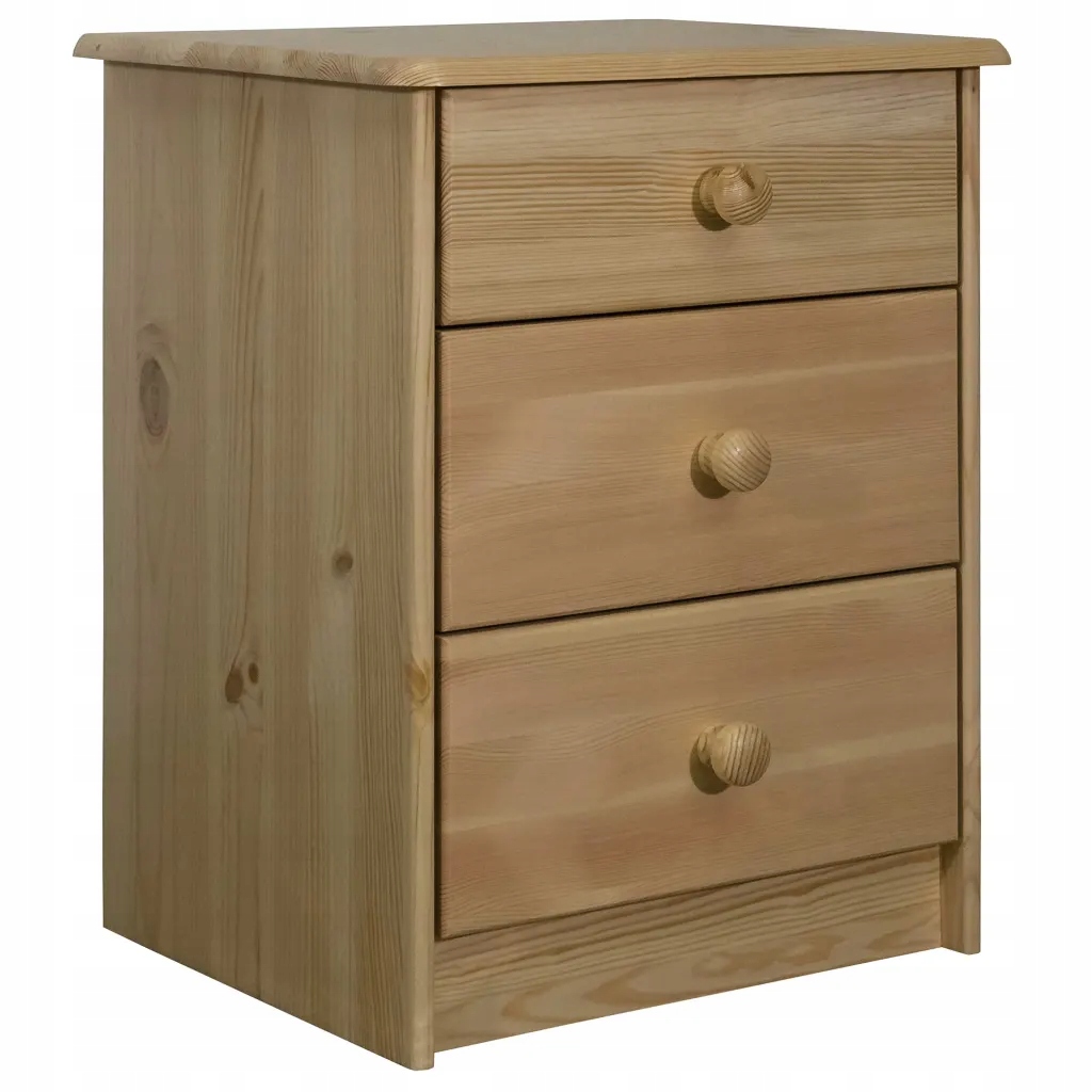 Komoda z masívneho dreva VidaXL 43x34x53 cm je pevná a praktická