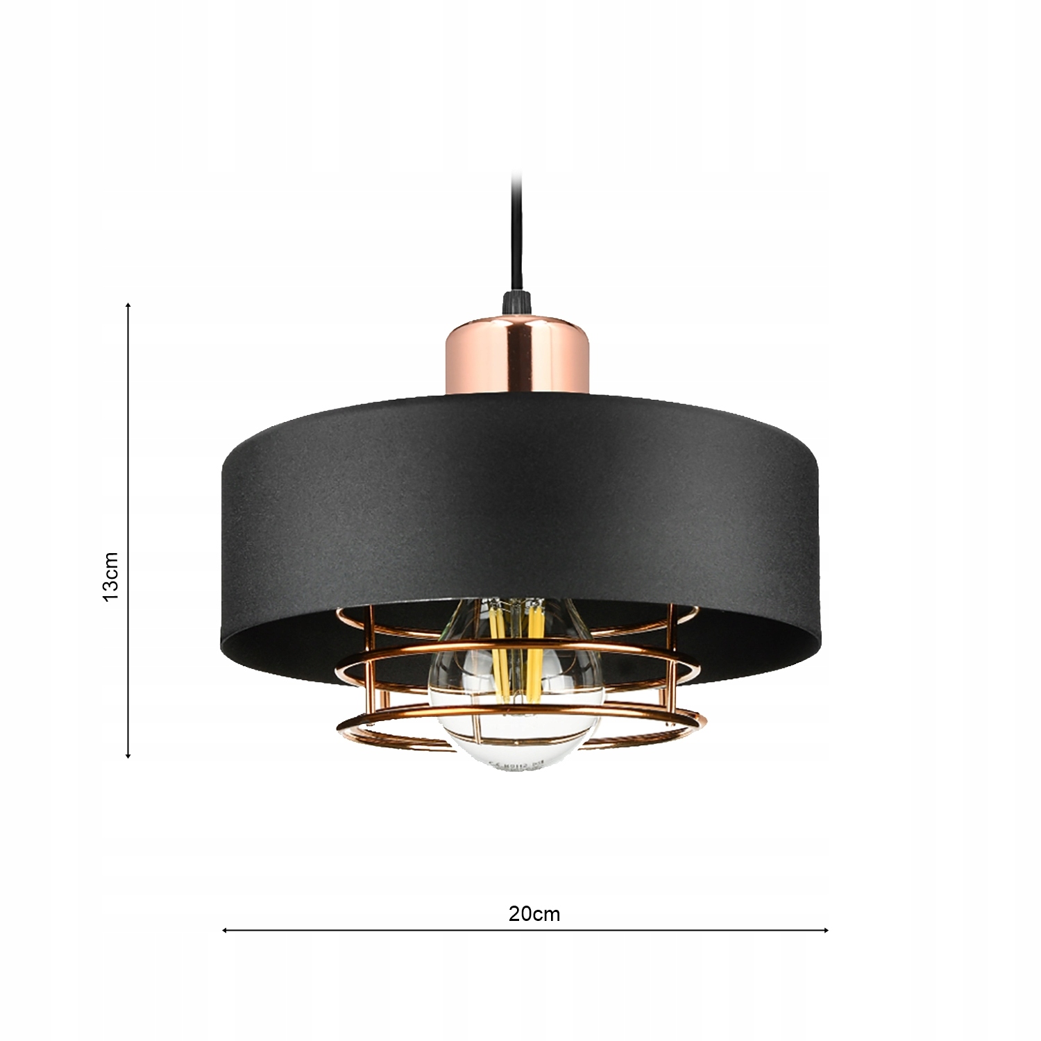 LAMPA WISZĄCA SUFITOWA ŻYRANDOL PLAFON LOFT LED Marka Led-lux