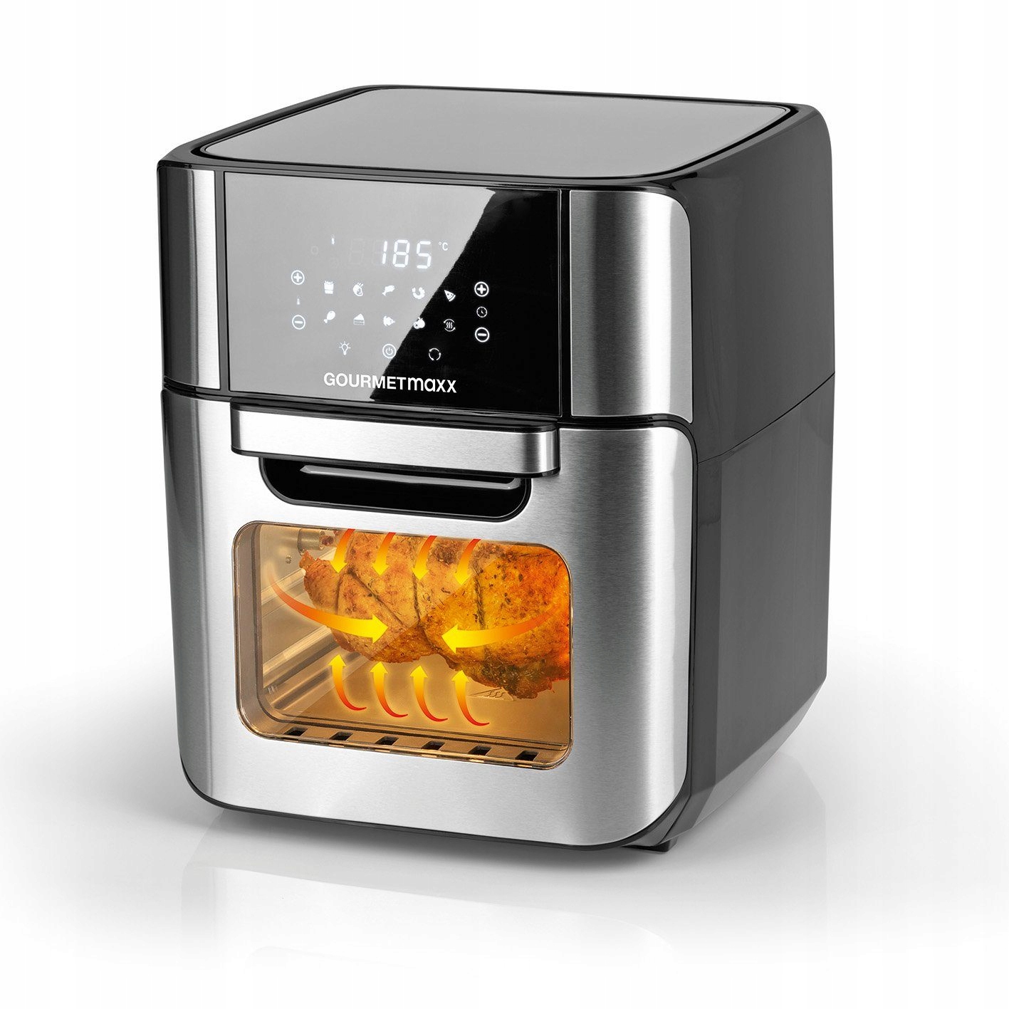 Frytkownica beztłuszczowa piekarnik Rożen Airfryer Gourmetmaxx 1800W 12L
