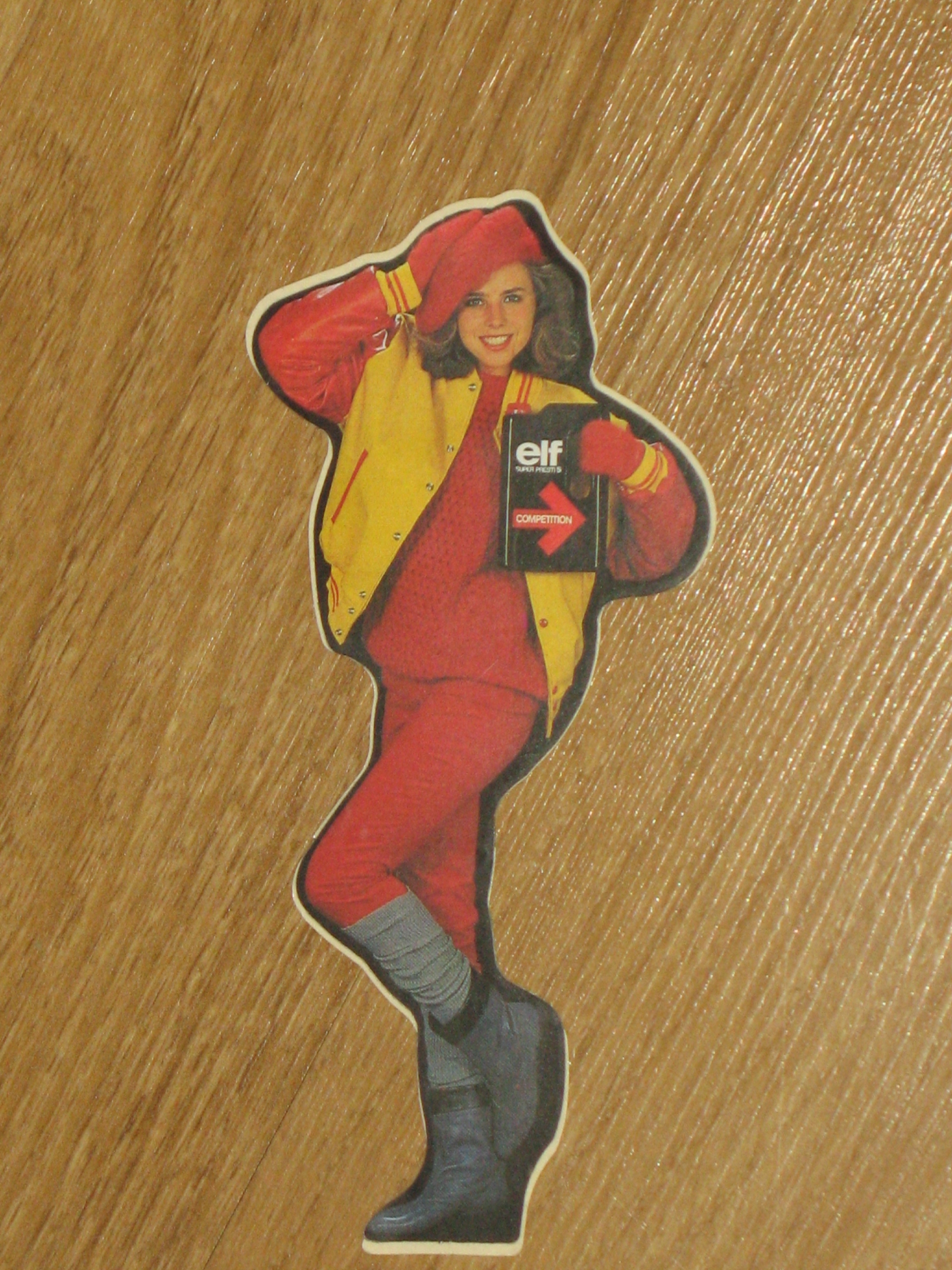 ELF Oil naklejka z PRL