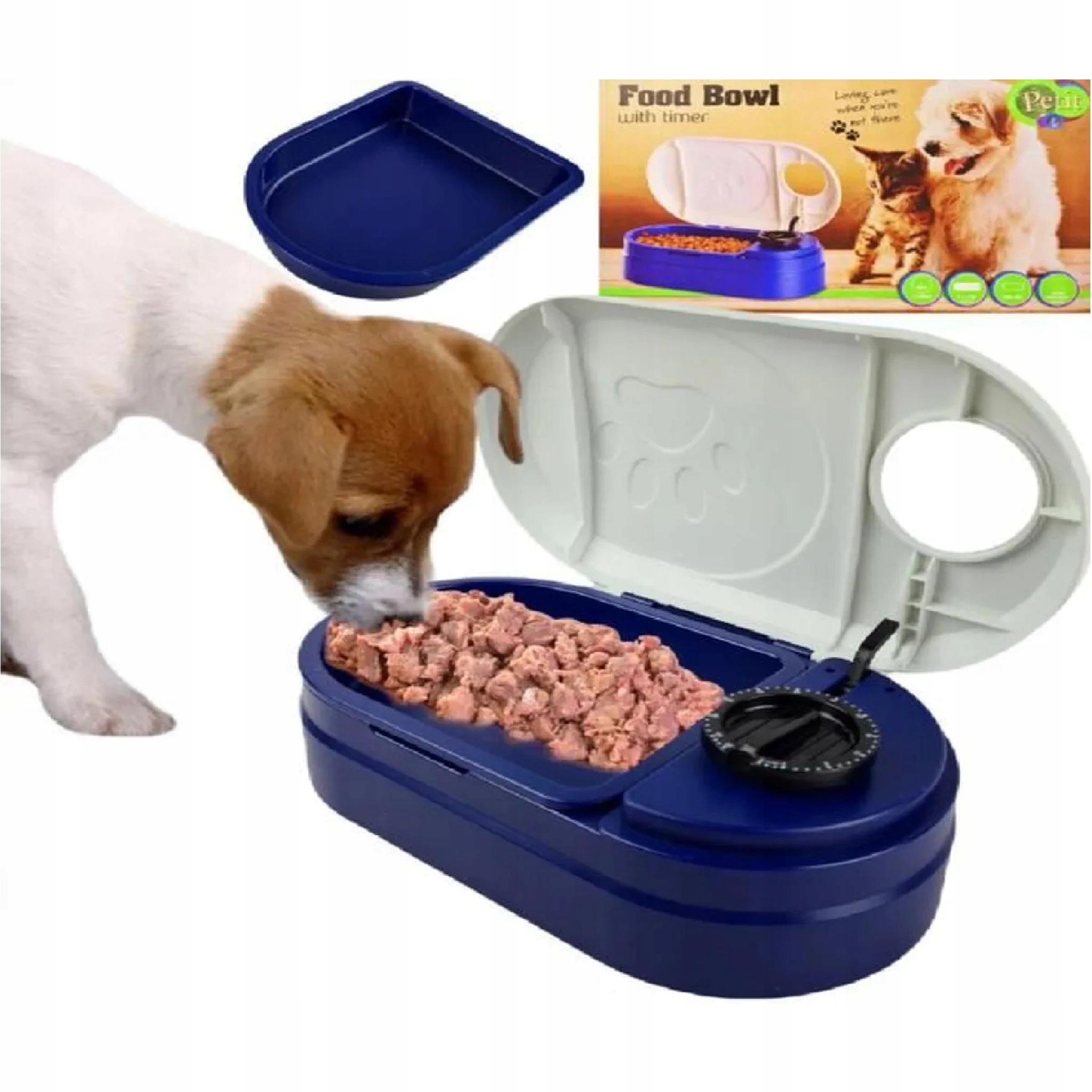 Levně Automatický dávkovač s časovačem krmiva pro zvířata