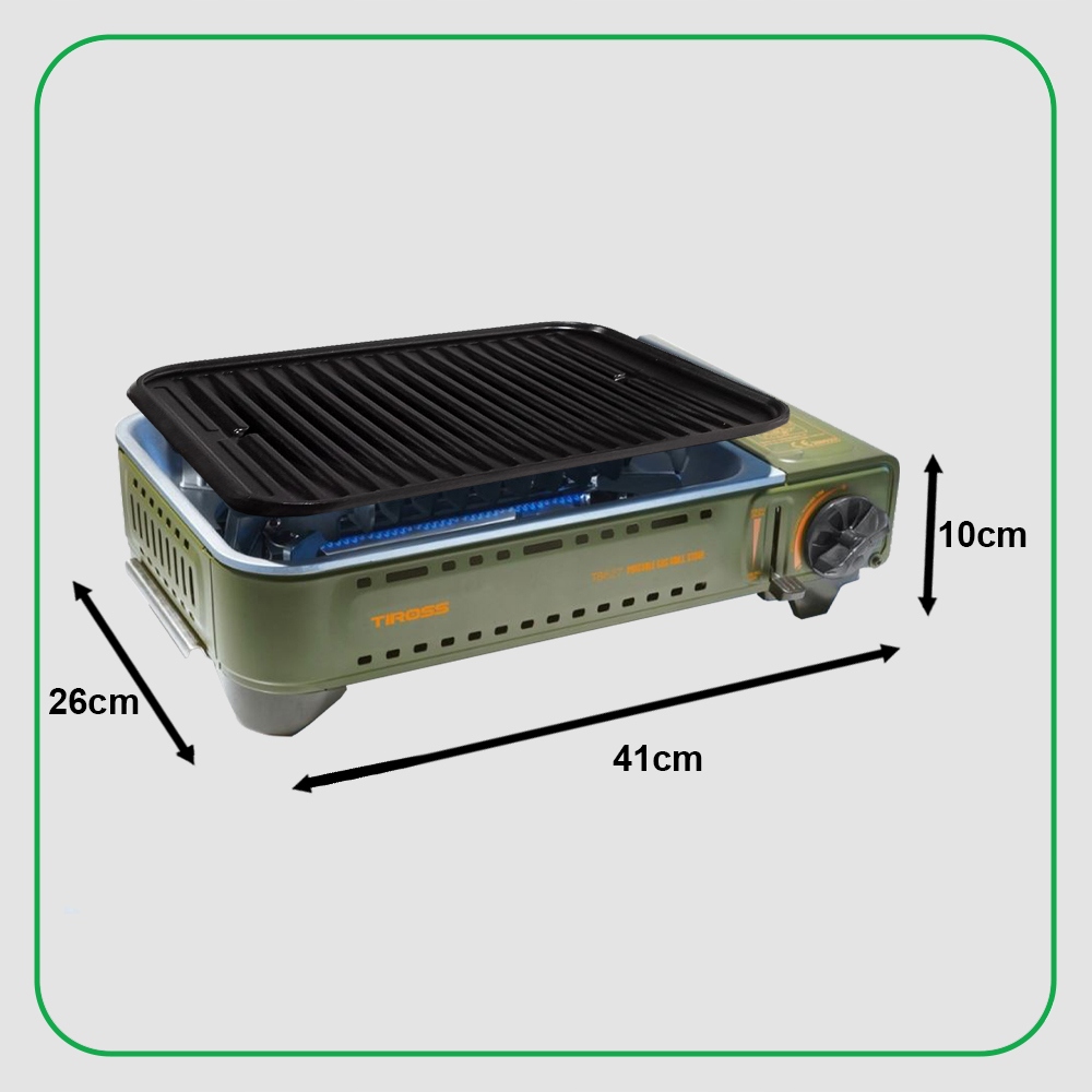 Grill gazowy PRZENOŚNY turystyczny + 4x KARTUSZ GAZOWY nabój JAKOŚĆ Rodzaj gazu propan-butan