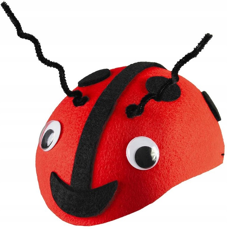 Czapka BIEDRONKA Boża krówka Czułki Kropki Strój