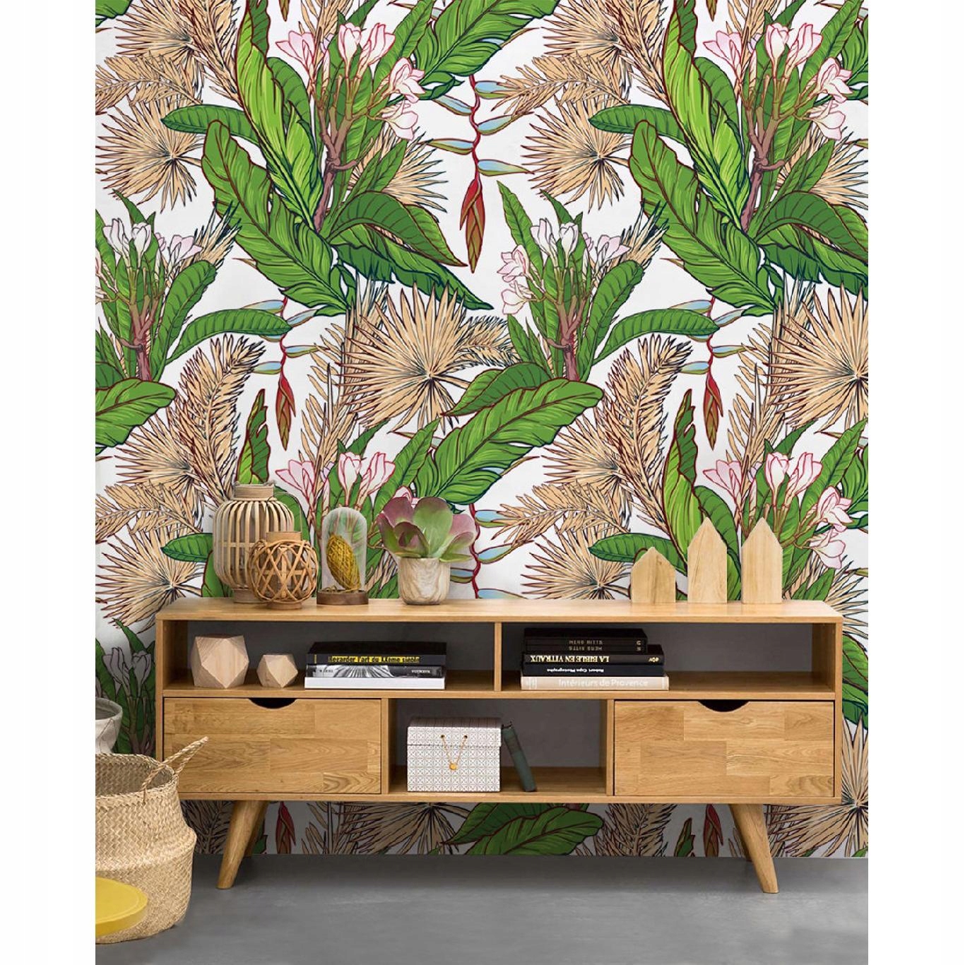

Tapeta flizelina Rajskie liście 416x254 cm + klej