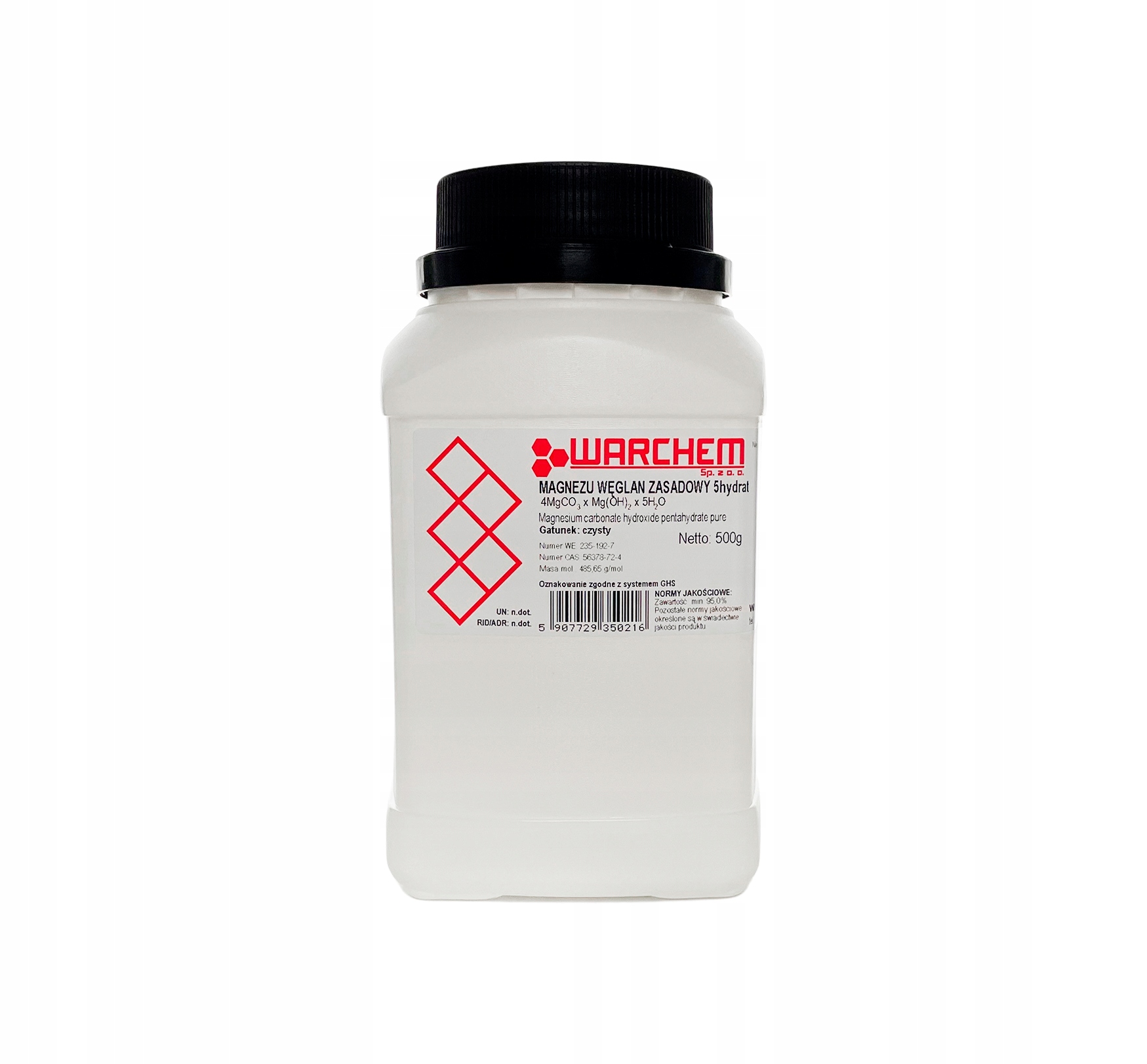 Węglan Magnezu zasadowy czysty 500g