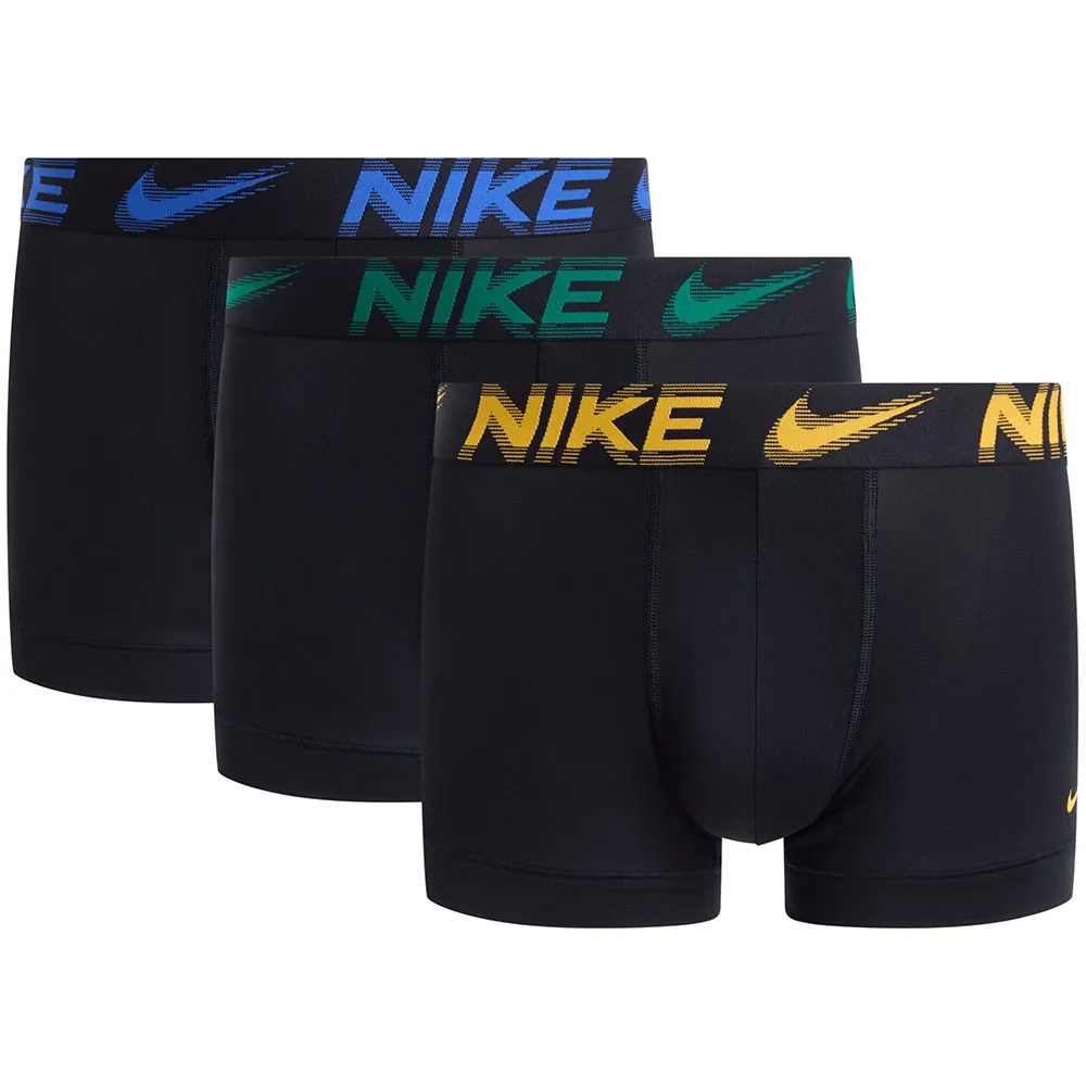 Nike Pánské Boxerky Slipy Trunk 3PK Černé vel. L