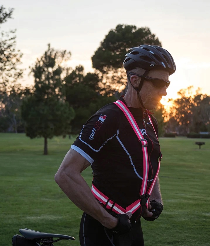 SZELKI ODBLASKOWE KAMIZELKA REGULOWANE DO BIEGANIA Marka PolishLook