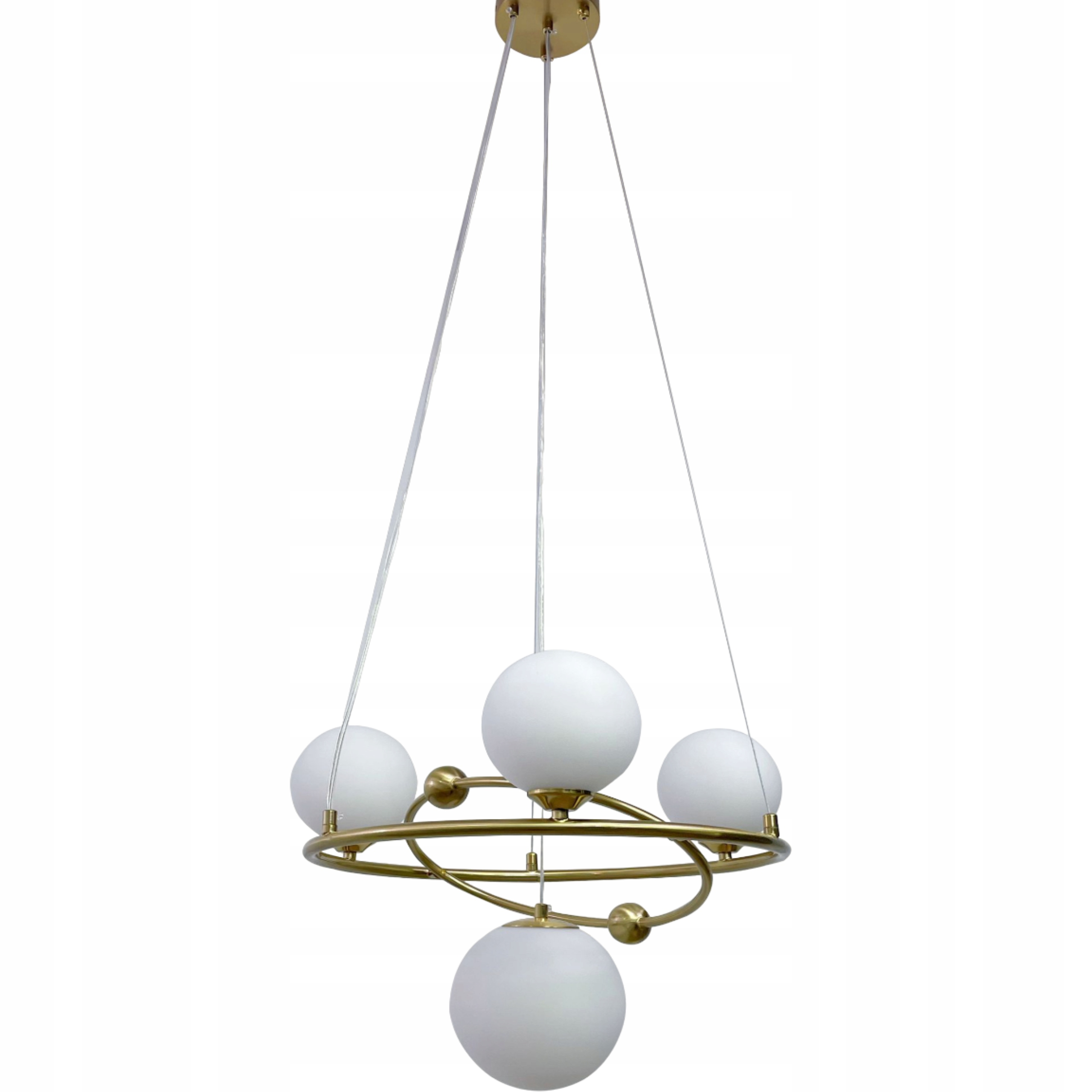 Závěsná Lampa Stropní Lustr Kule Moderní zlatá do ložnice